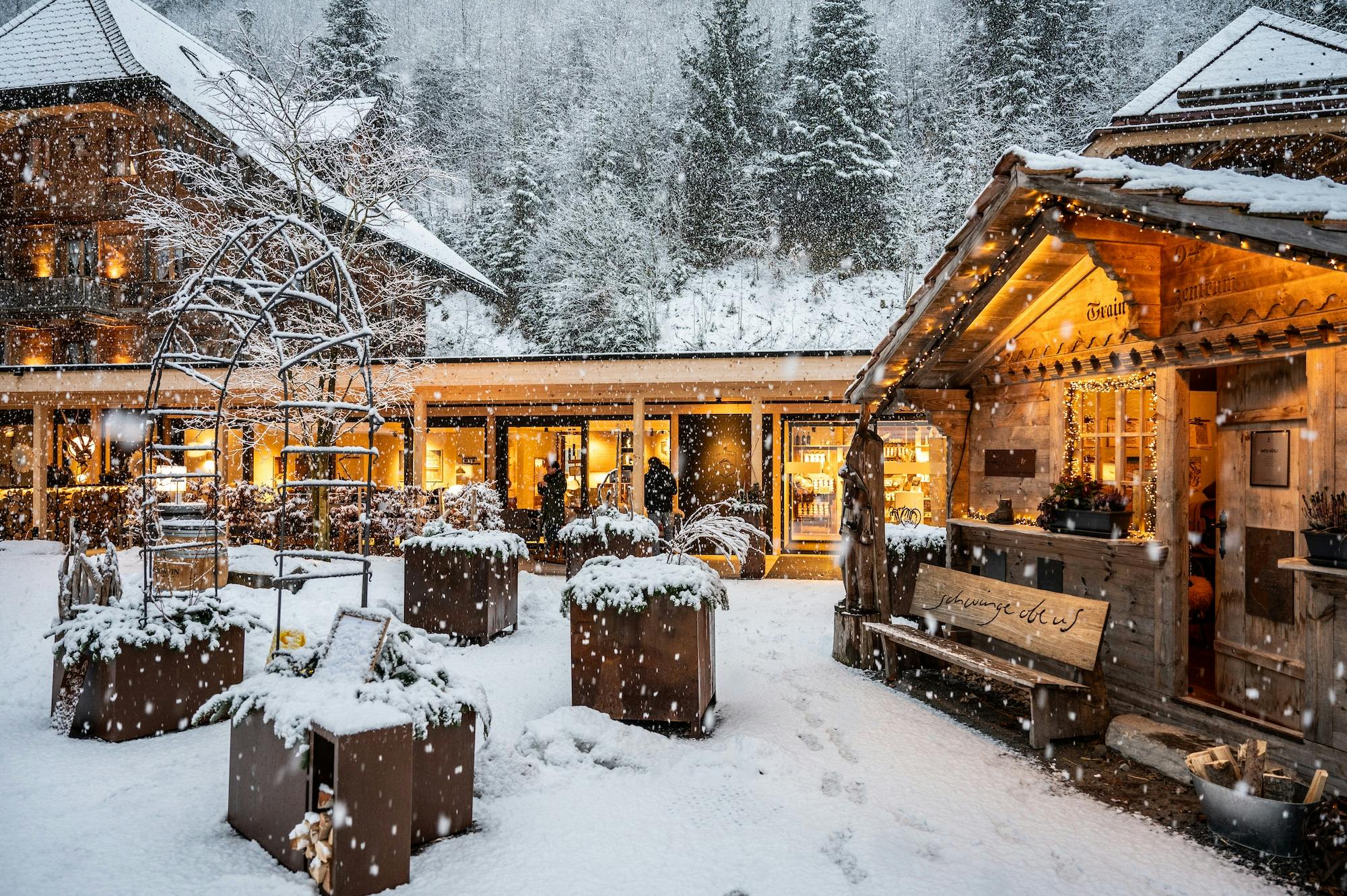 Wintermärchen im Hotel Kemmeriboden Bad