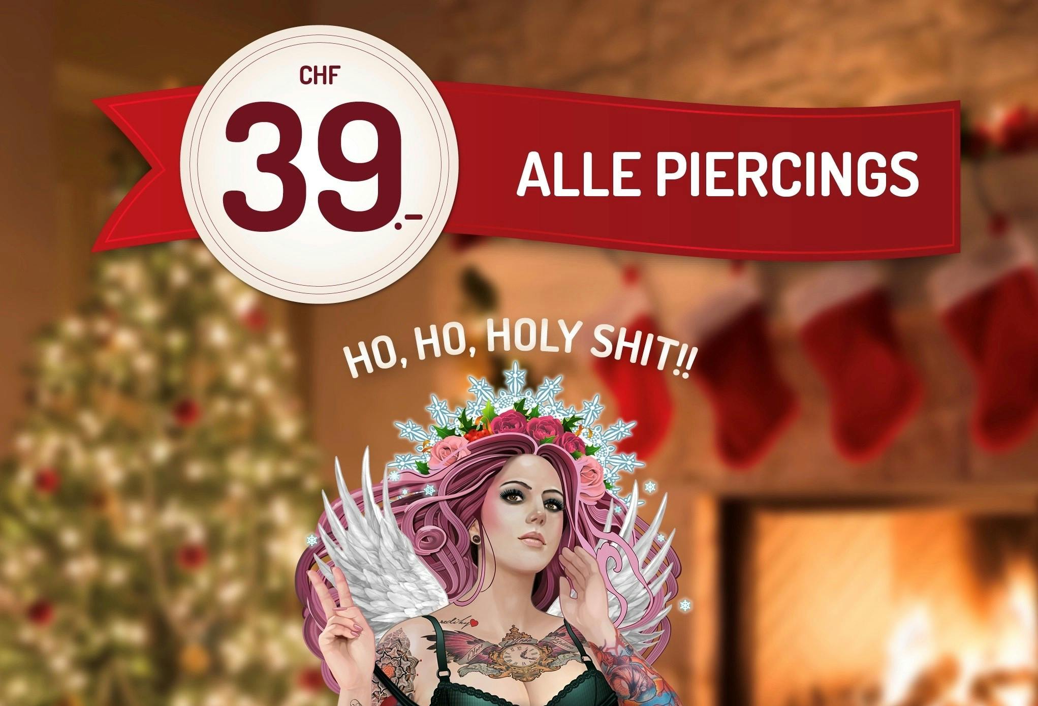 Weihnachts-Special - Piercing Gutschein