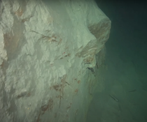 Submarine dive to the Vispeln Rock