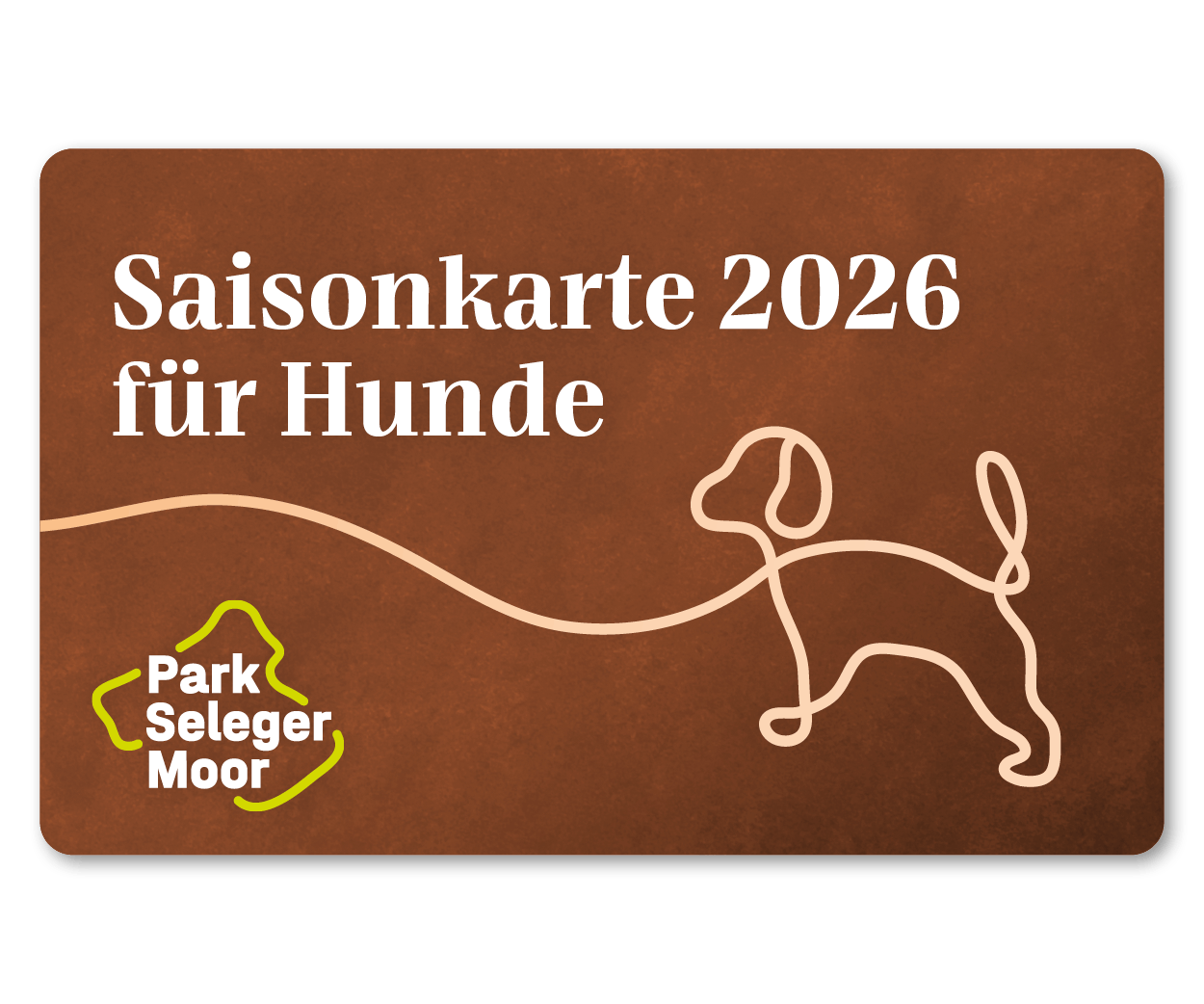 2026 Saisonkarte für Hunde 