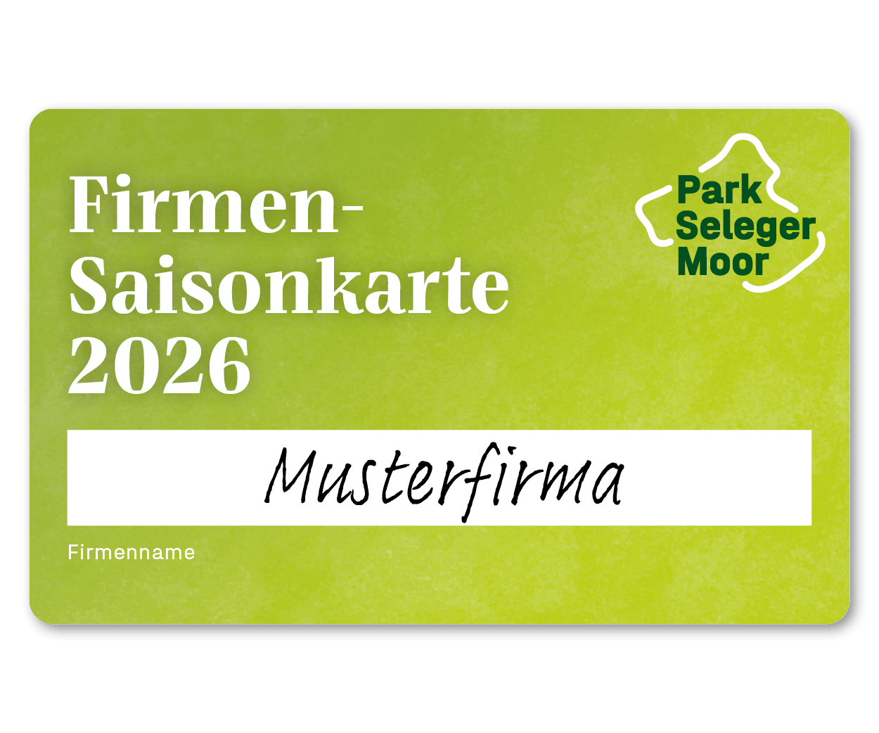 2026 Firmen-Saisonkarte