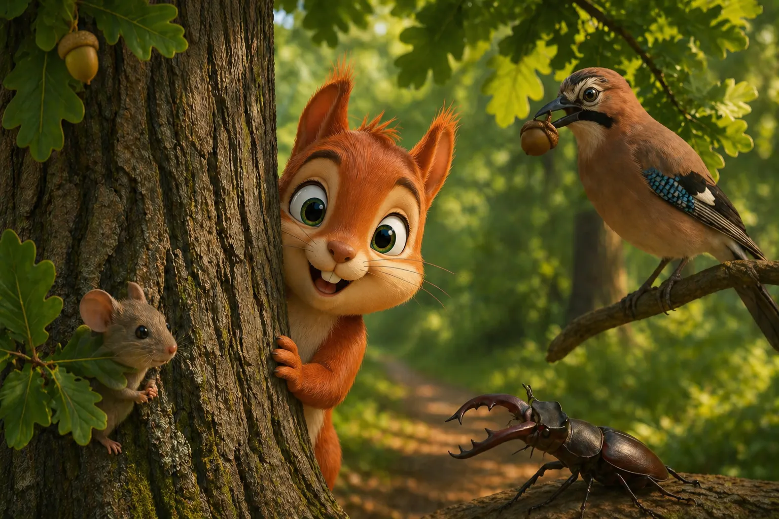 Kindernachmittag - Die Eiche, Königin des Waldes! Geschichten rund um die Eiche – 14.00-15.30 Uhr