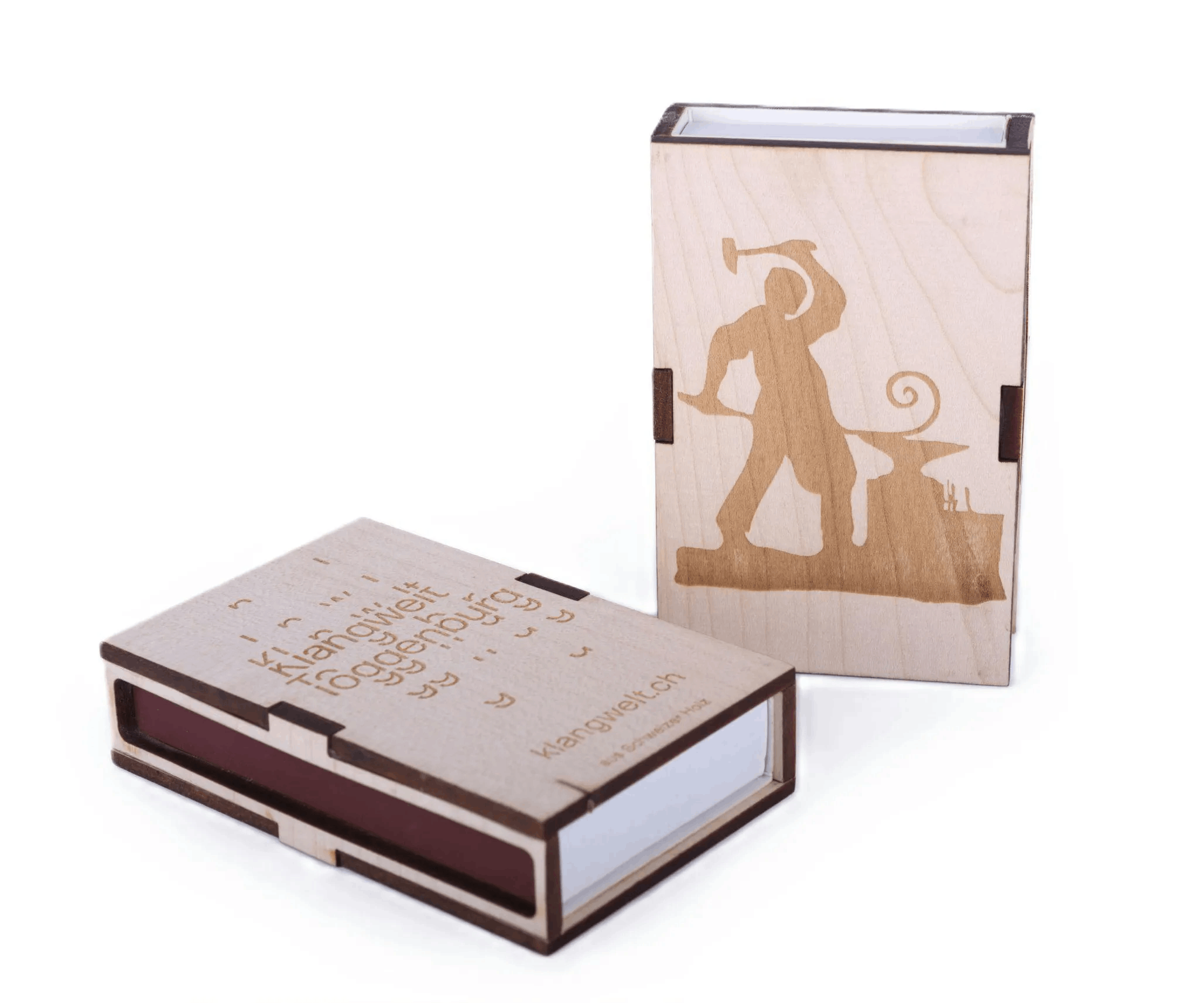 Zündholzschachtel mit Gravur | Klangschmied