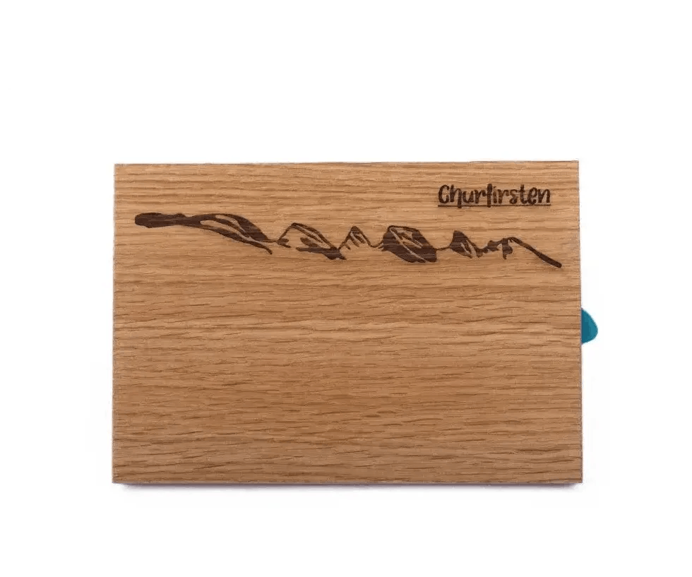 Wanderbrettli mit Messer | Churfirsten