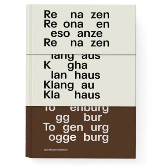 Buch ‹Resonanzen Klanghaus Toggenburg›