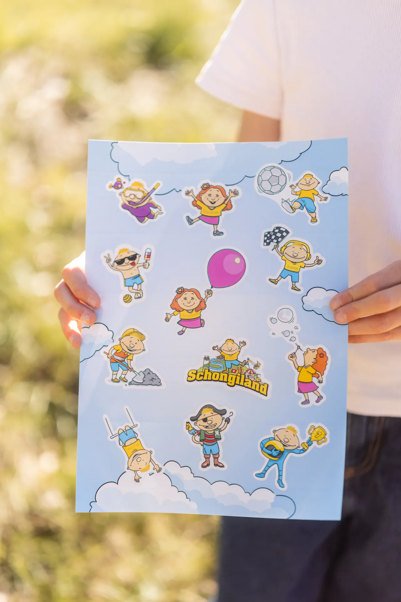 Stickerbogen Schongi