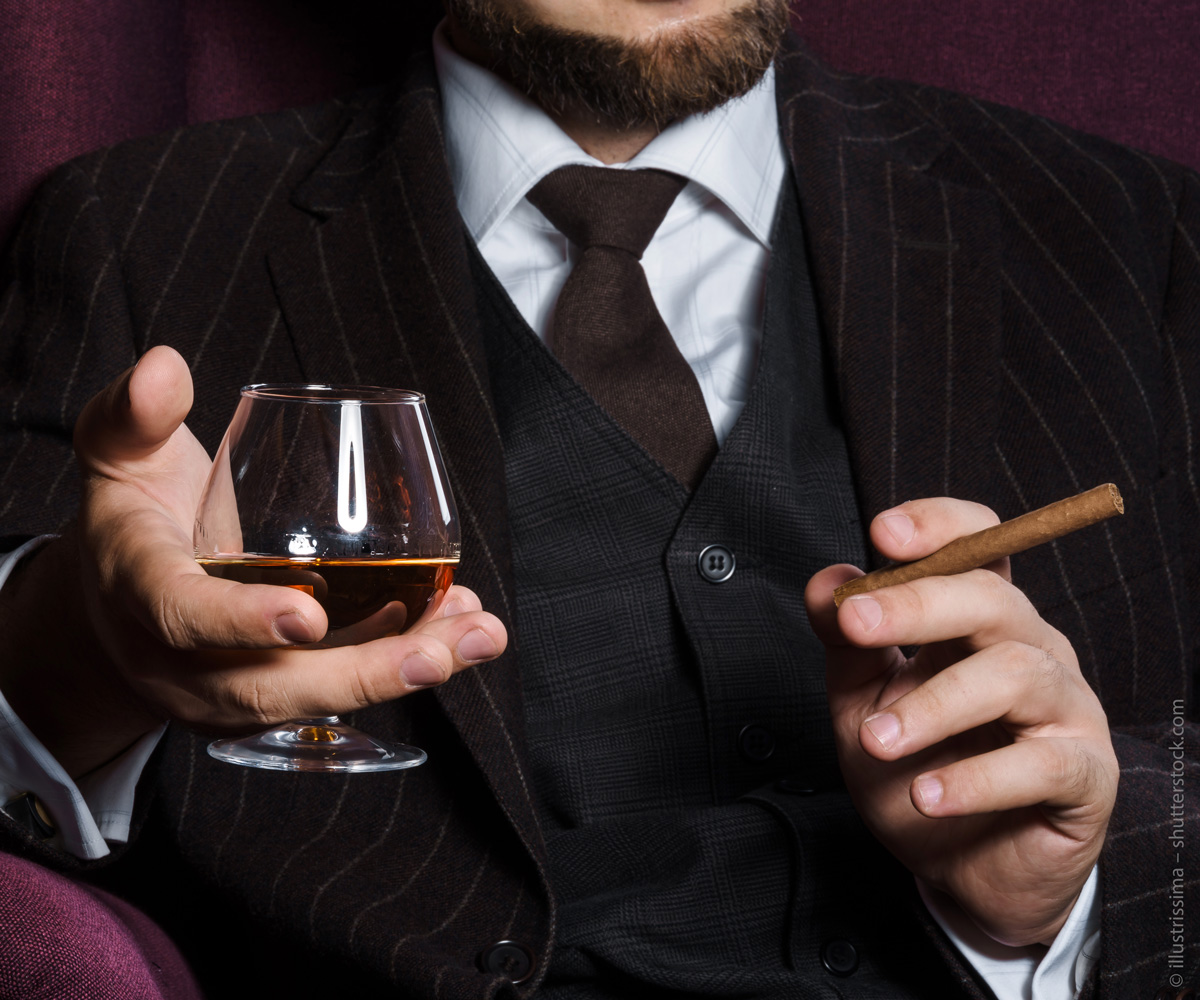Männerabend mit Zigarre & Cognac