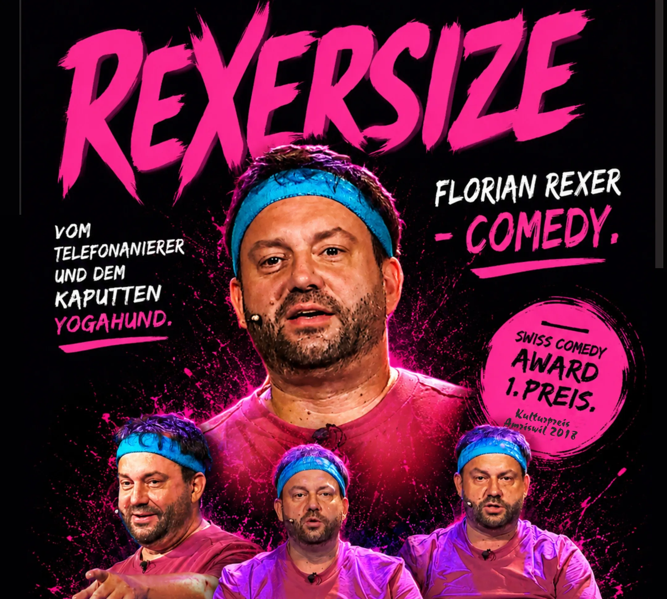REXERSIZE. TRY OUT PREMIERE. FlORIAN REXER SOLO PROGRAMM.