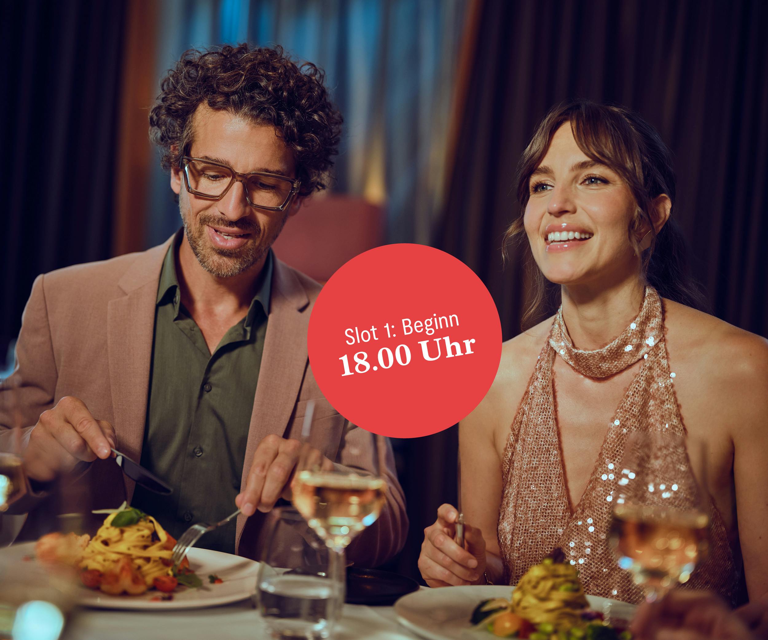 Glücksdinner |  Erst genießen, dann gewinnen!