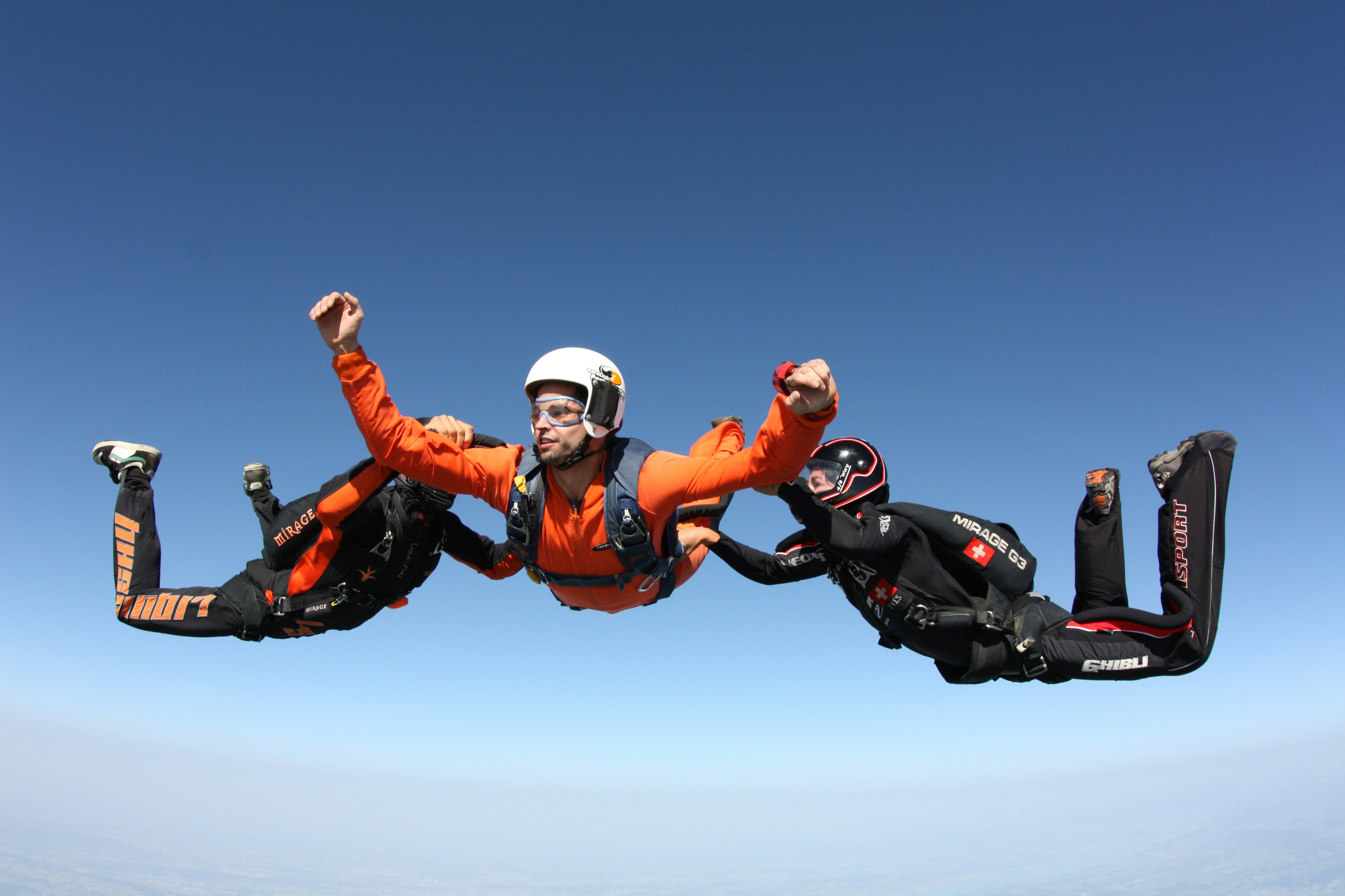 Premier saut Skydive Luzern