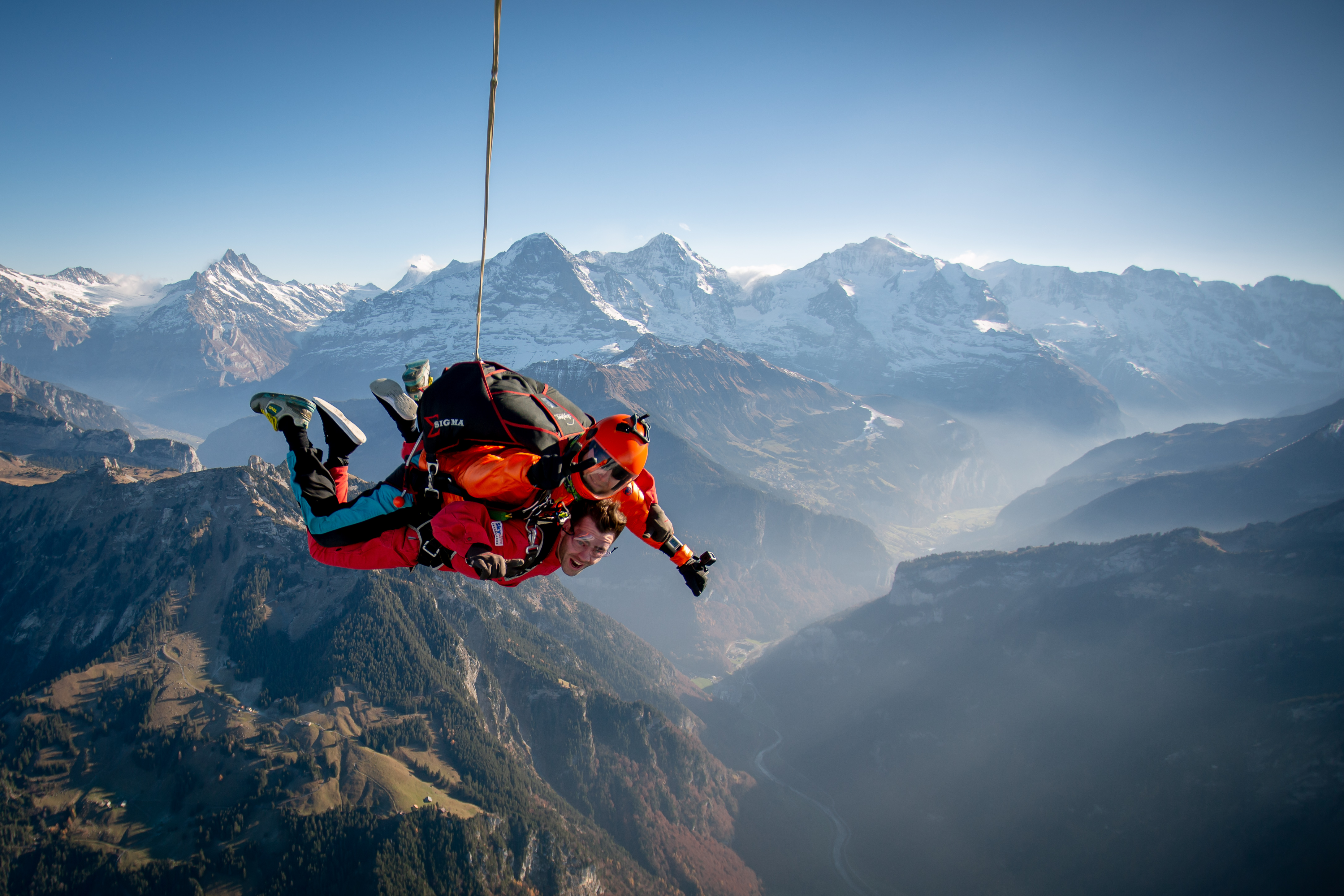 Hélicoptère Skydive Interlaken