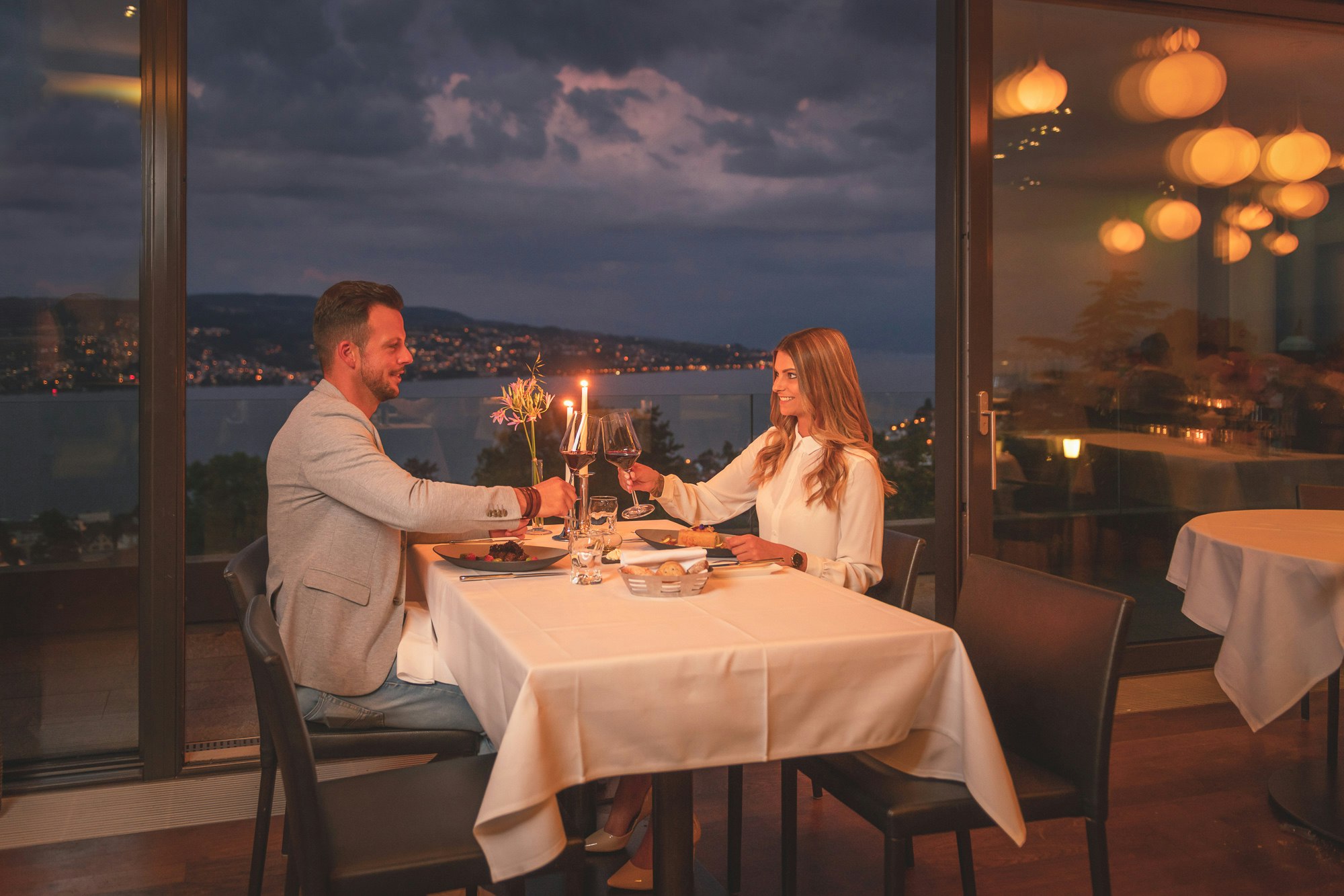 Gourmet time-out above Lake Zurich