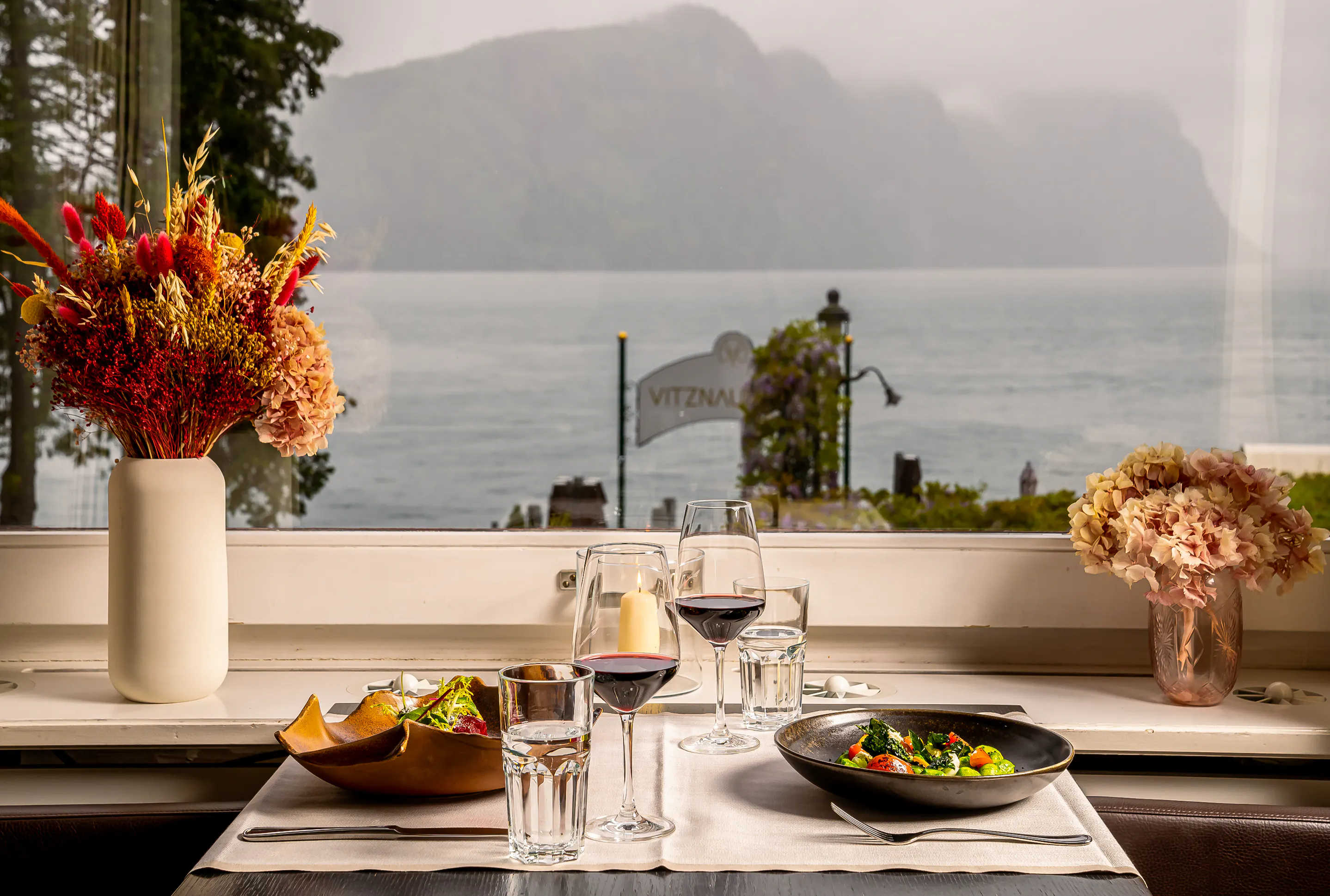 Abendessen inkl. 4-Gang-Menü im Hotel Vitznauerhof