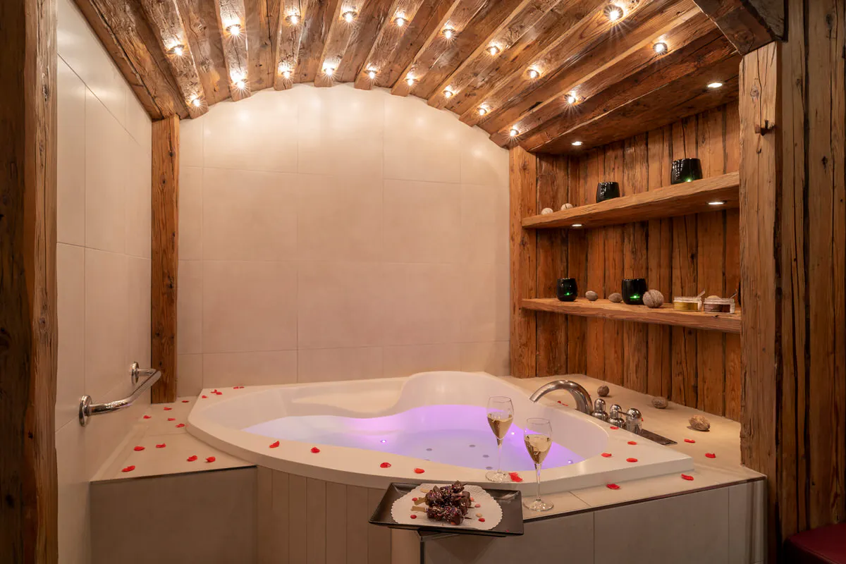 Moment de bien-être au bain Torkel des Grisons