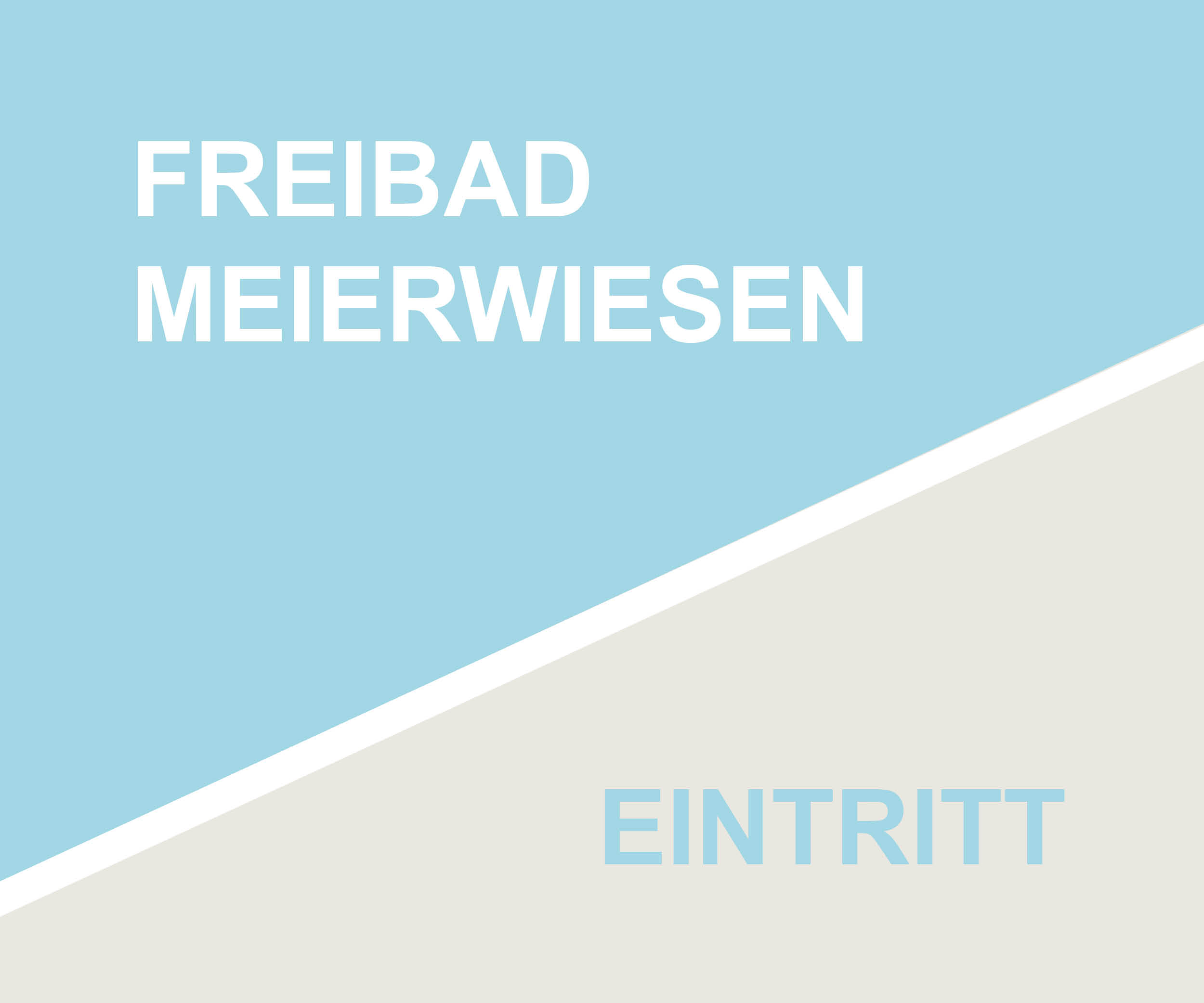 Einzeleintritt Freibad Meierwiesen (09.05.-22.09.24)
