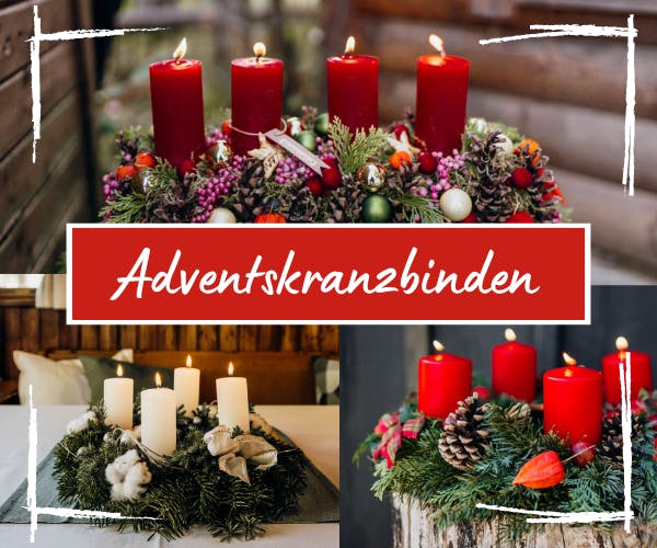 Adventskranzbinden