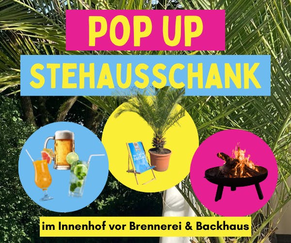 Sommer-Pop Up im Innenhof mit Live Musik