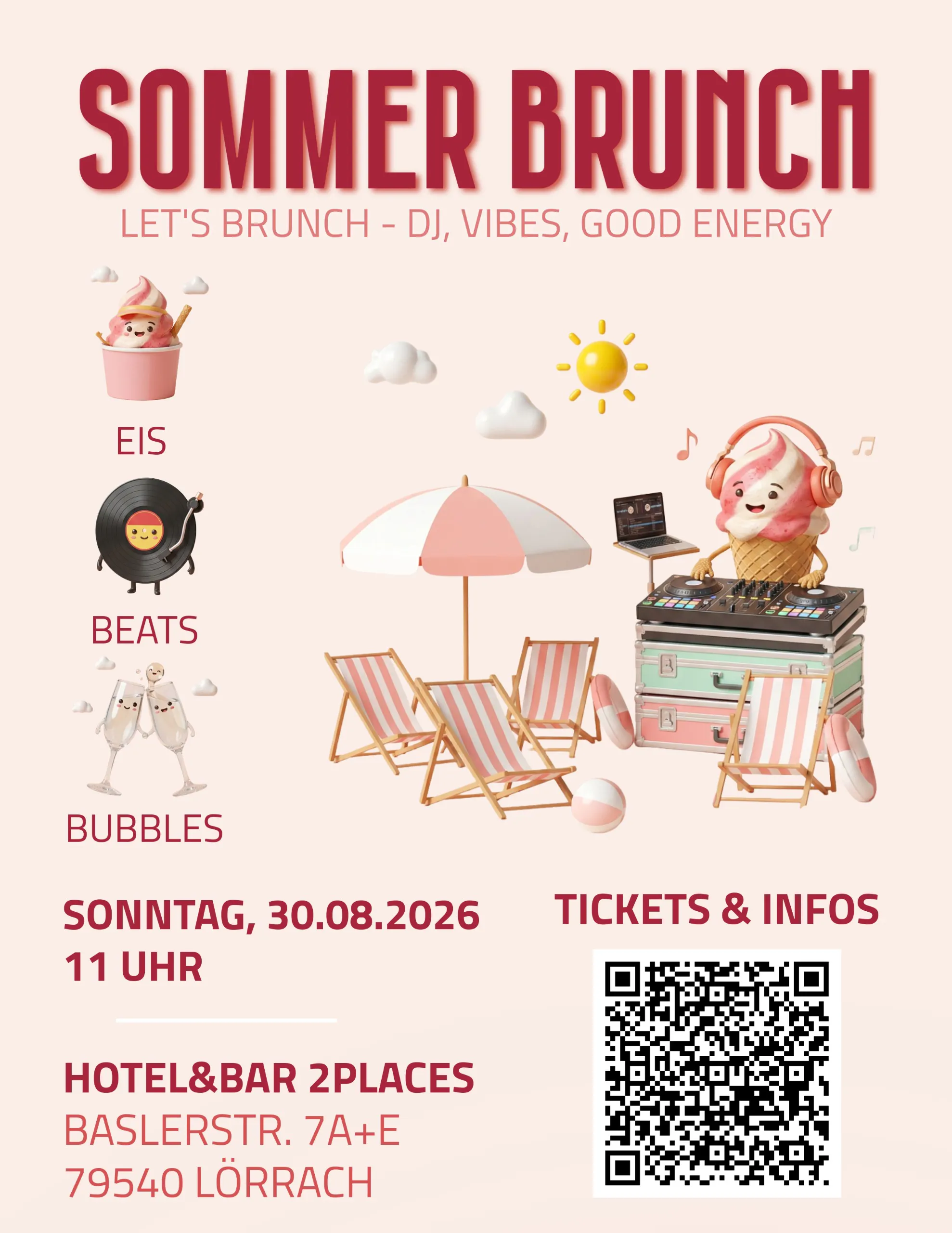BRUNCH, BUBBLES, ICECREAM & BEATS