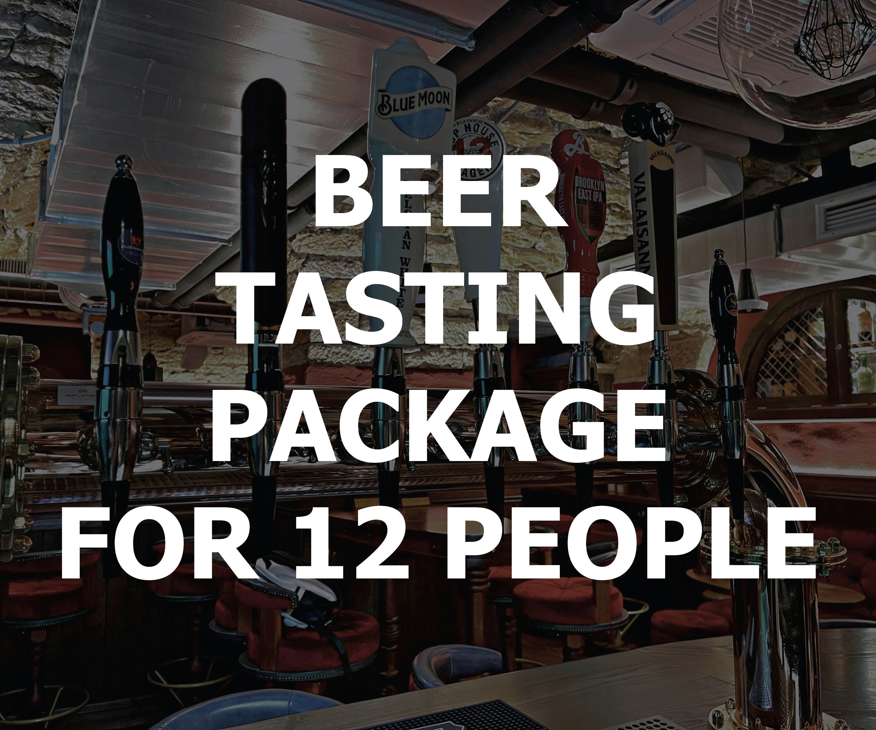 Beer tasting at The Auld Dubliner - package for 12 people