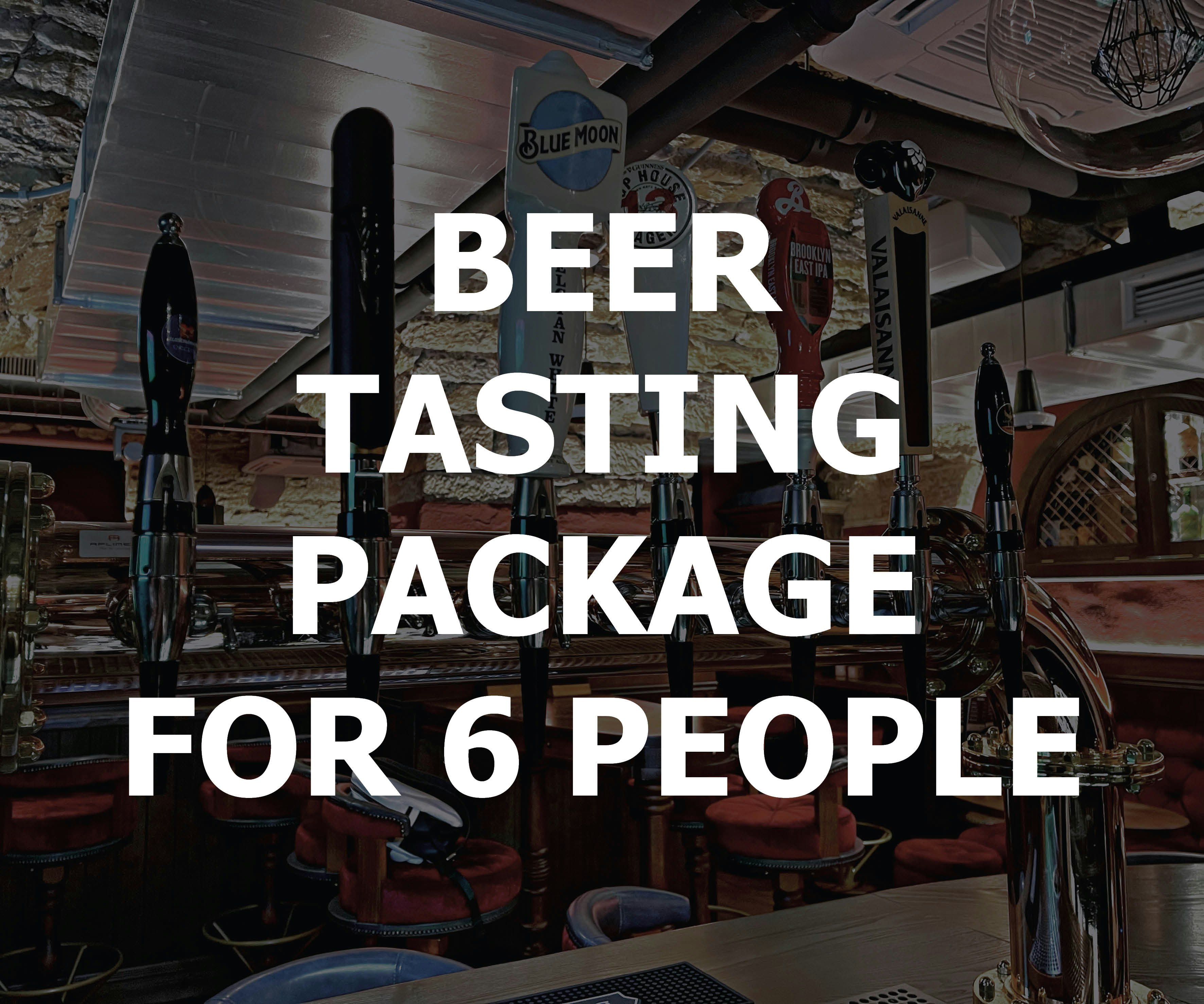 Beer tasting at The Auld Dubliner - package for 6 people