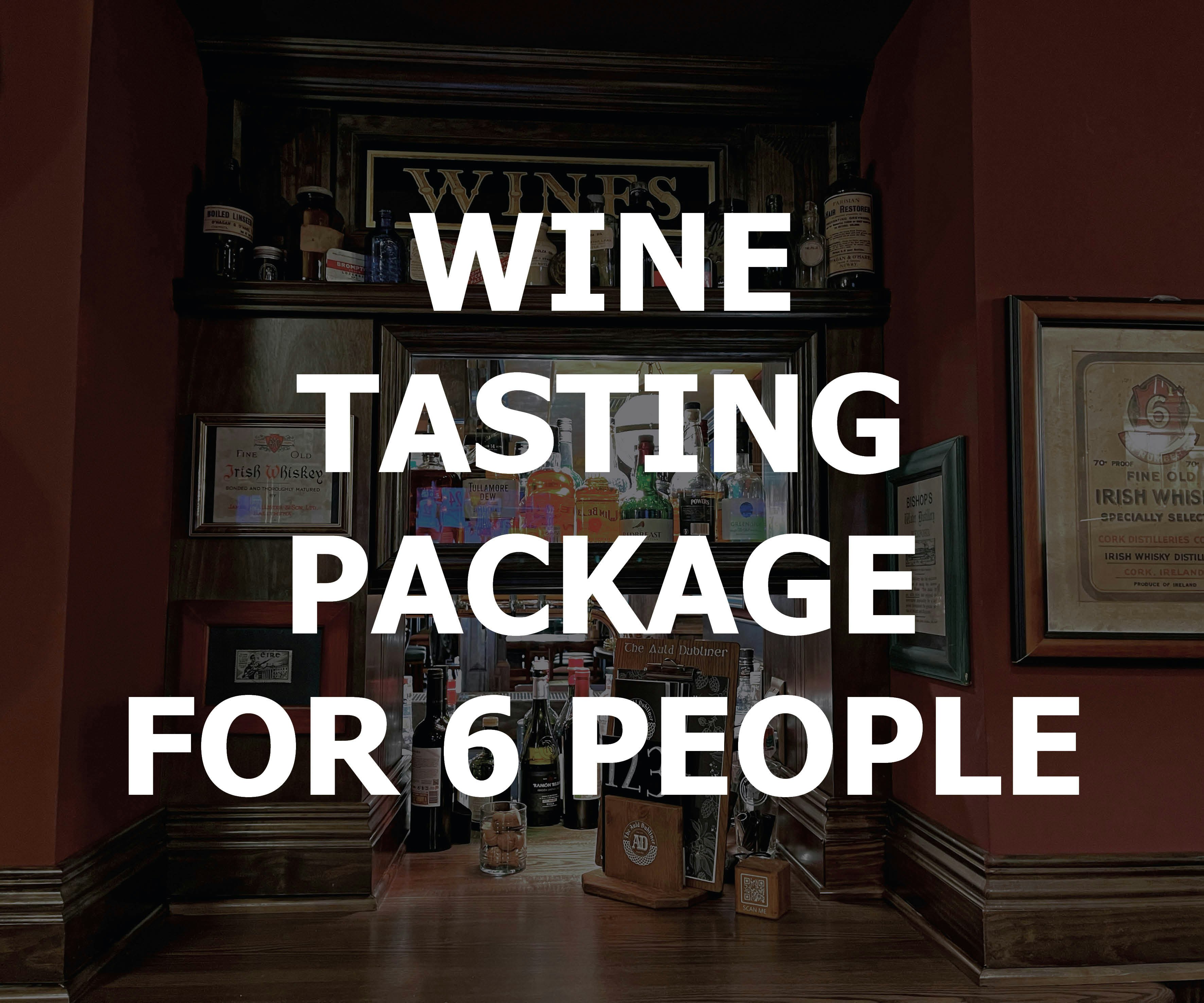 Wine seminar at the Auld Dubliner - package for 6 people