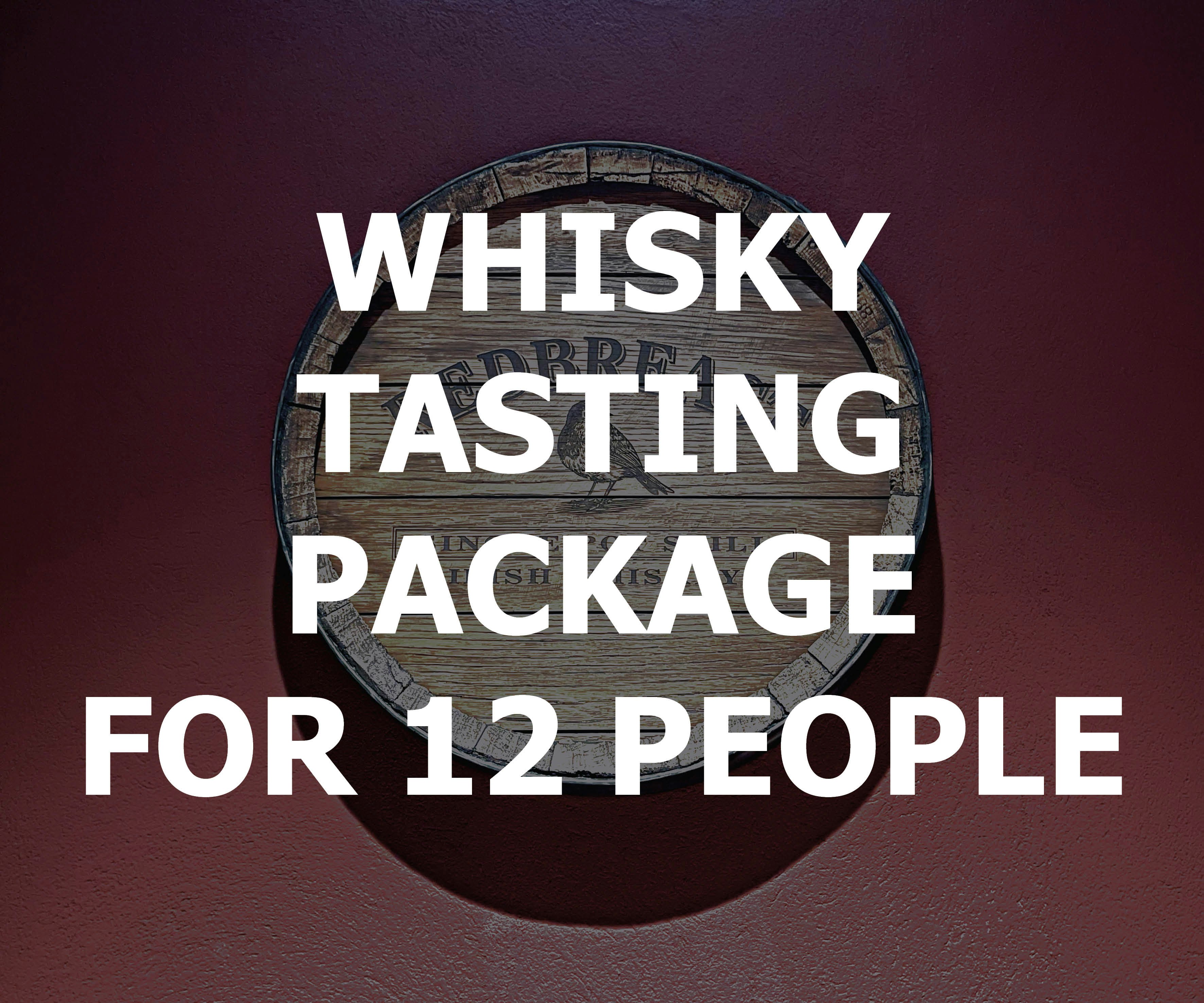 Whiskey from A-Z (theory & tasting) package for 12 people