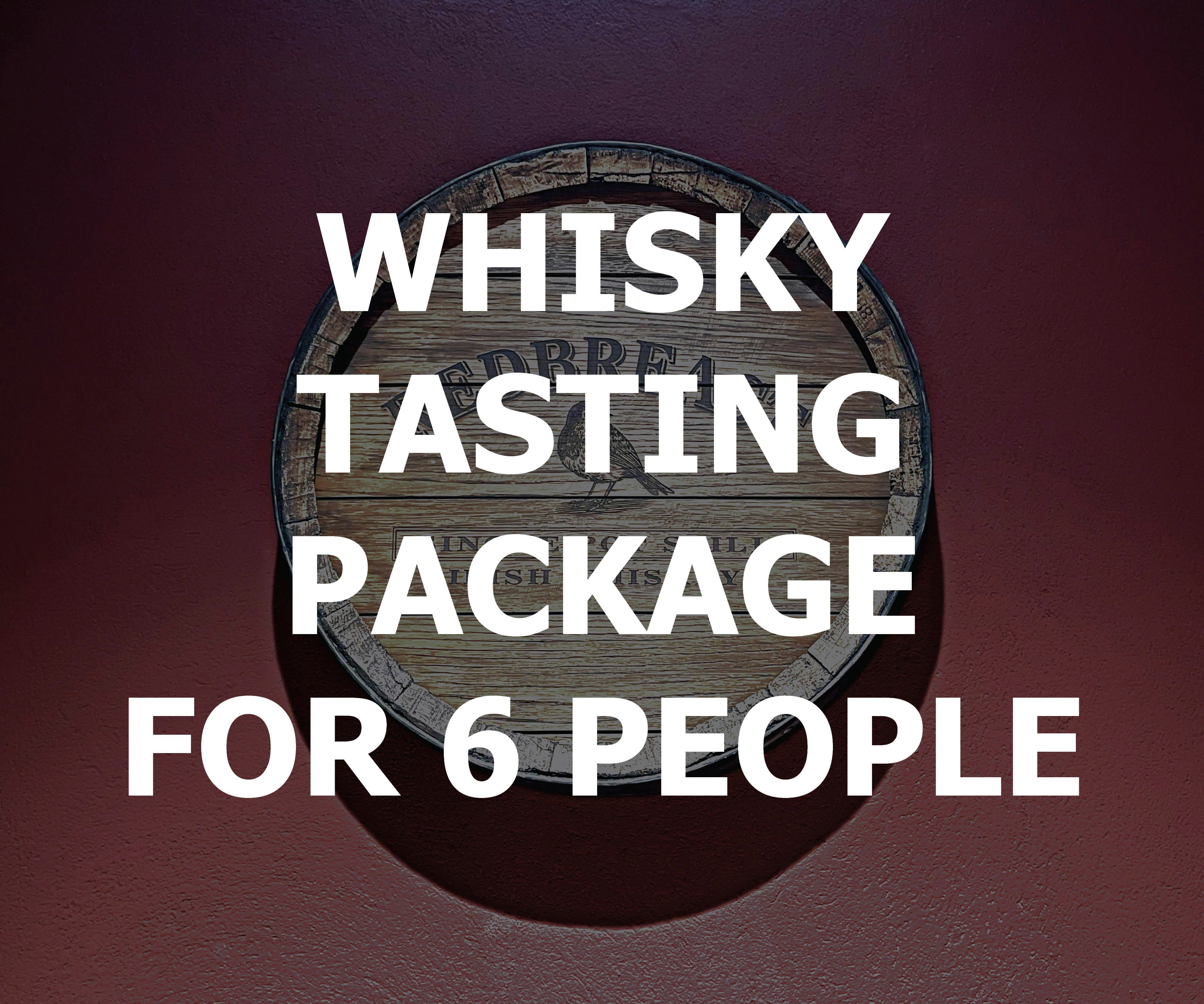 Whiskey from A-Z (theory & tasting) package for 6 people