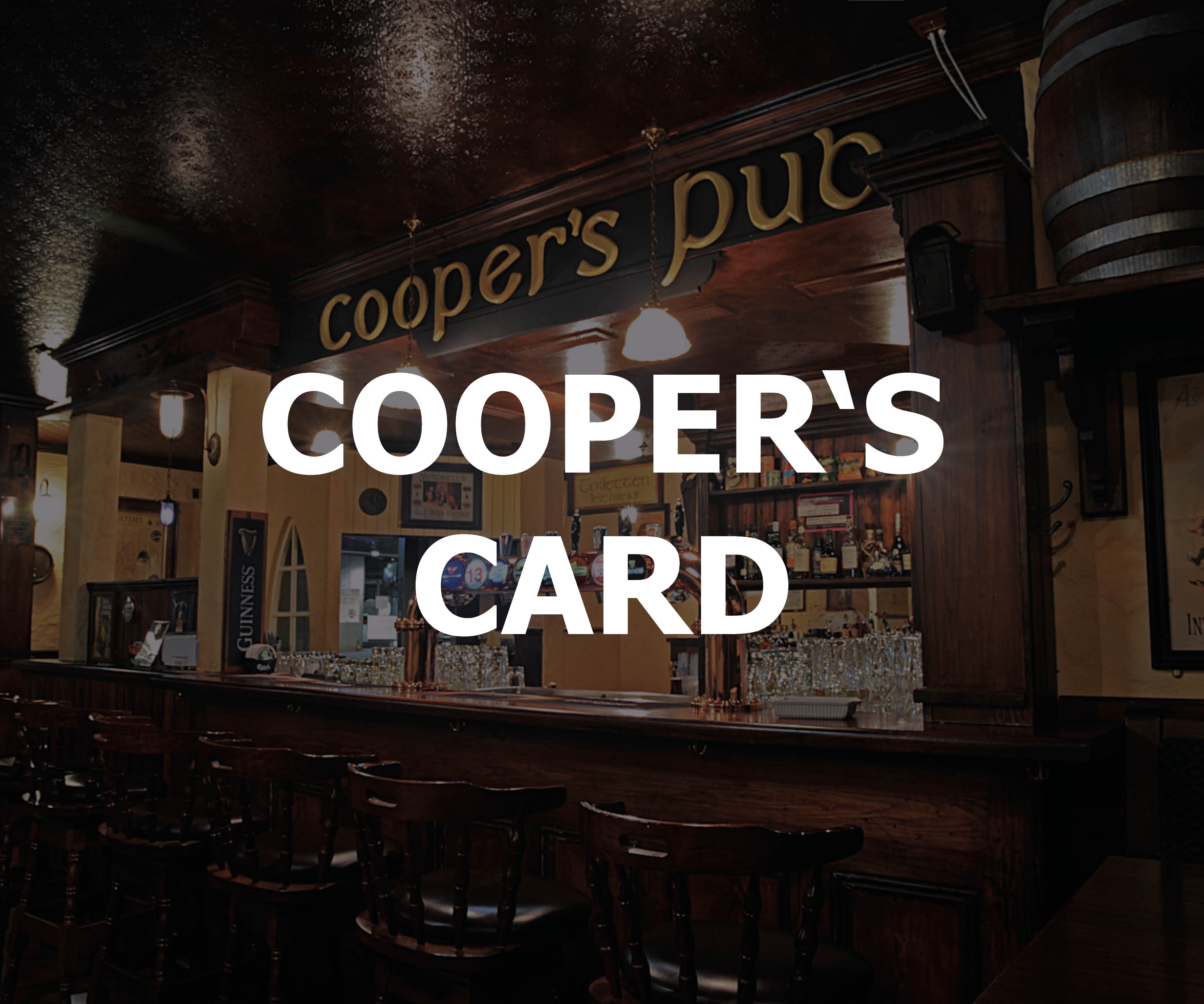 COOPER'S CARD / VOUCHER