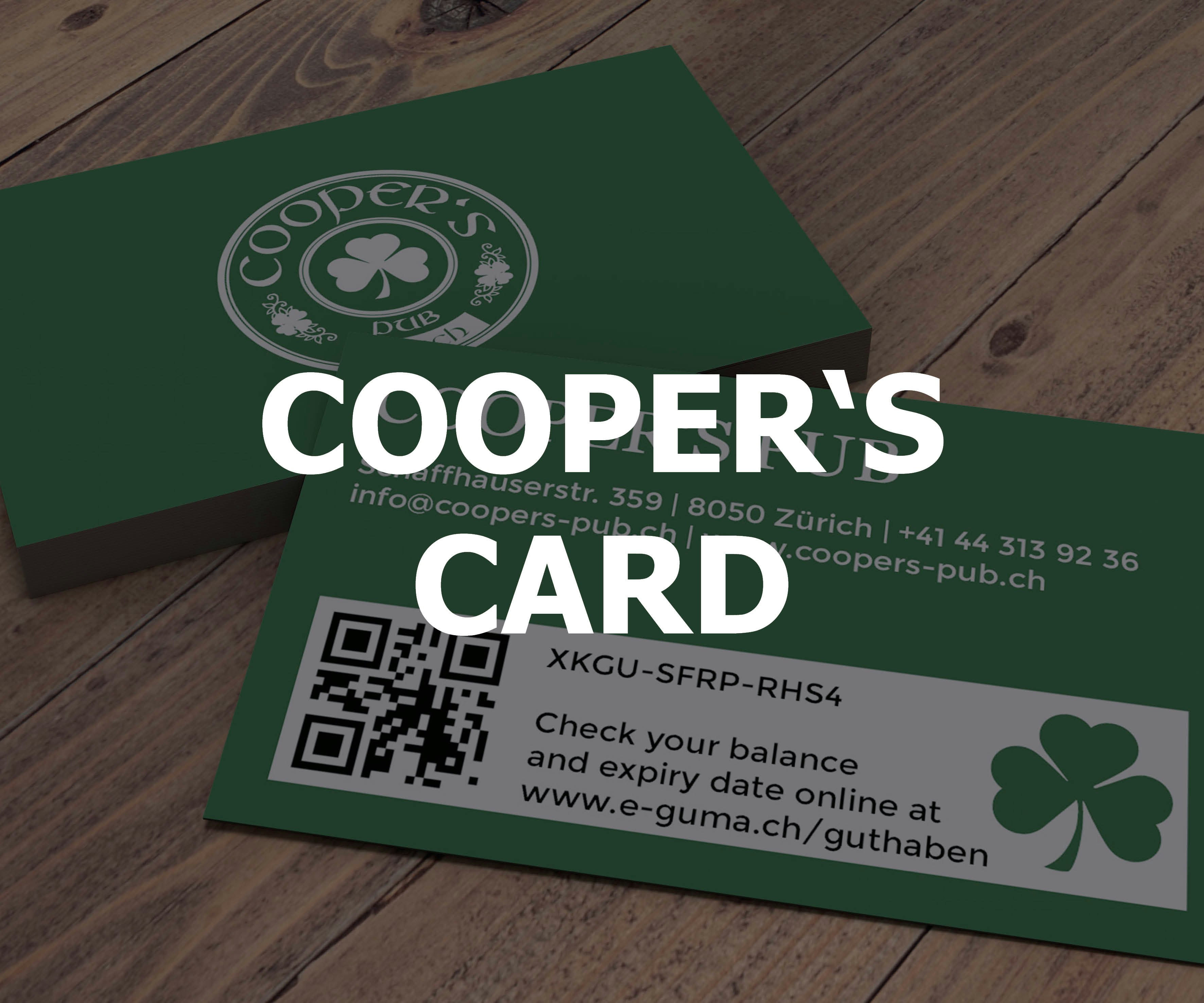 COOPER'S CARD