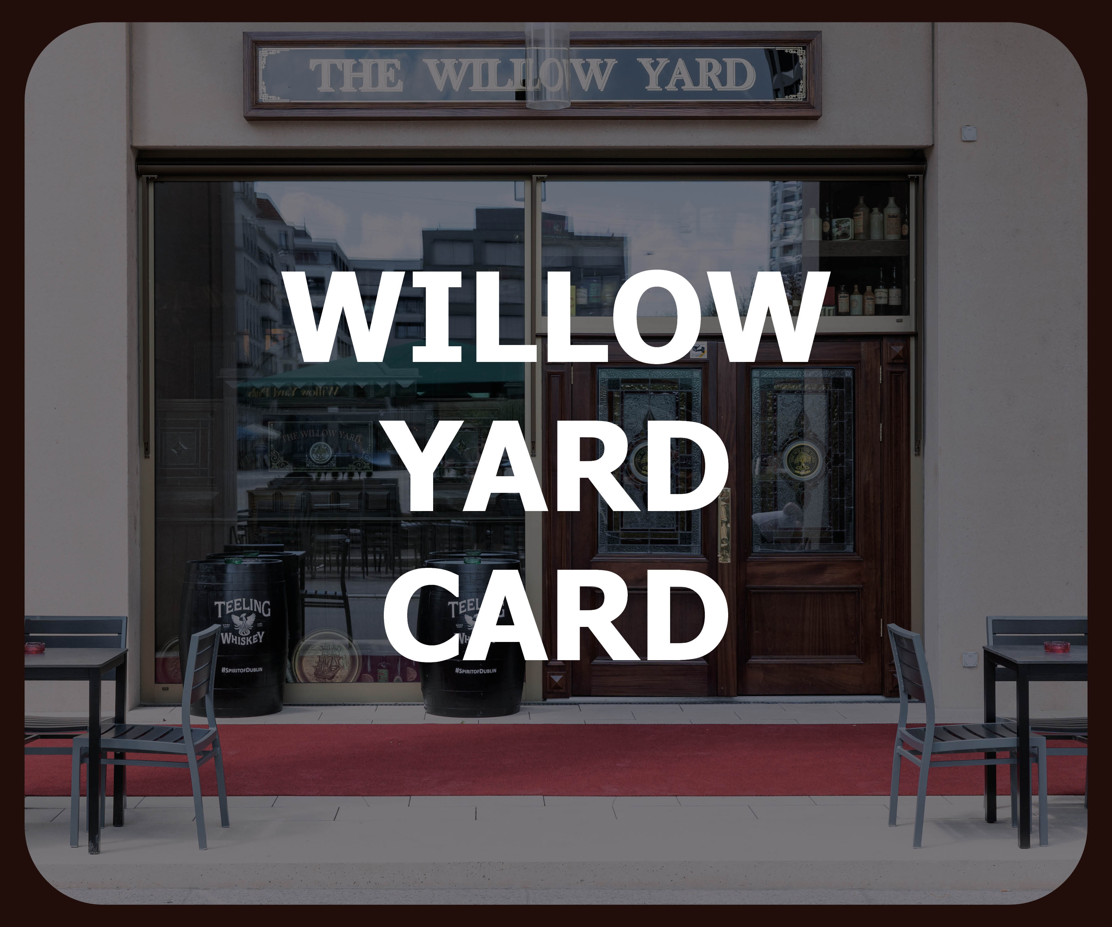 Willow Yard Card / Voucher