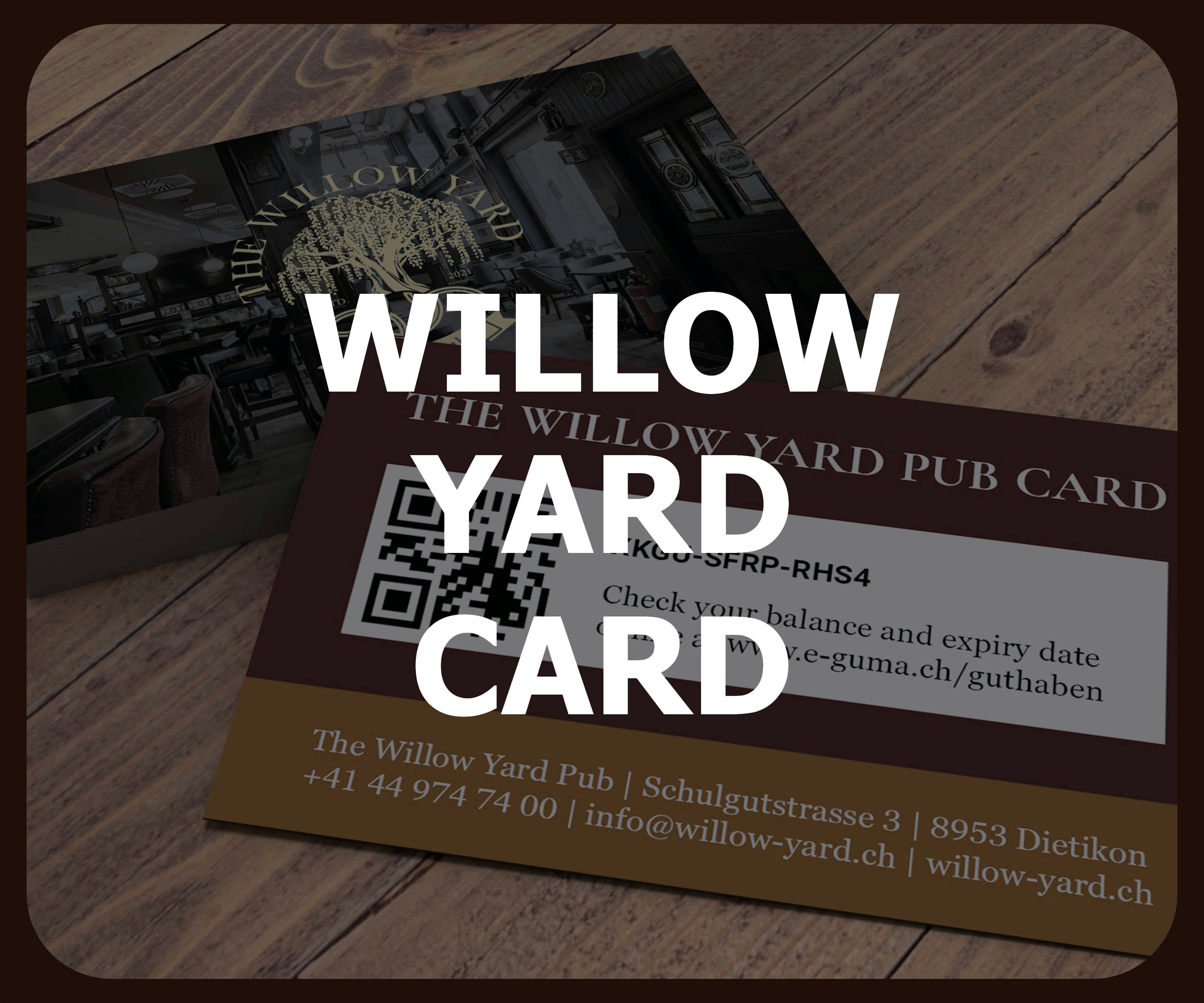Willow Yard Card