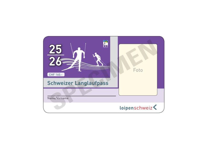 Swiss cross-country ski pass 2025/26