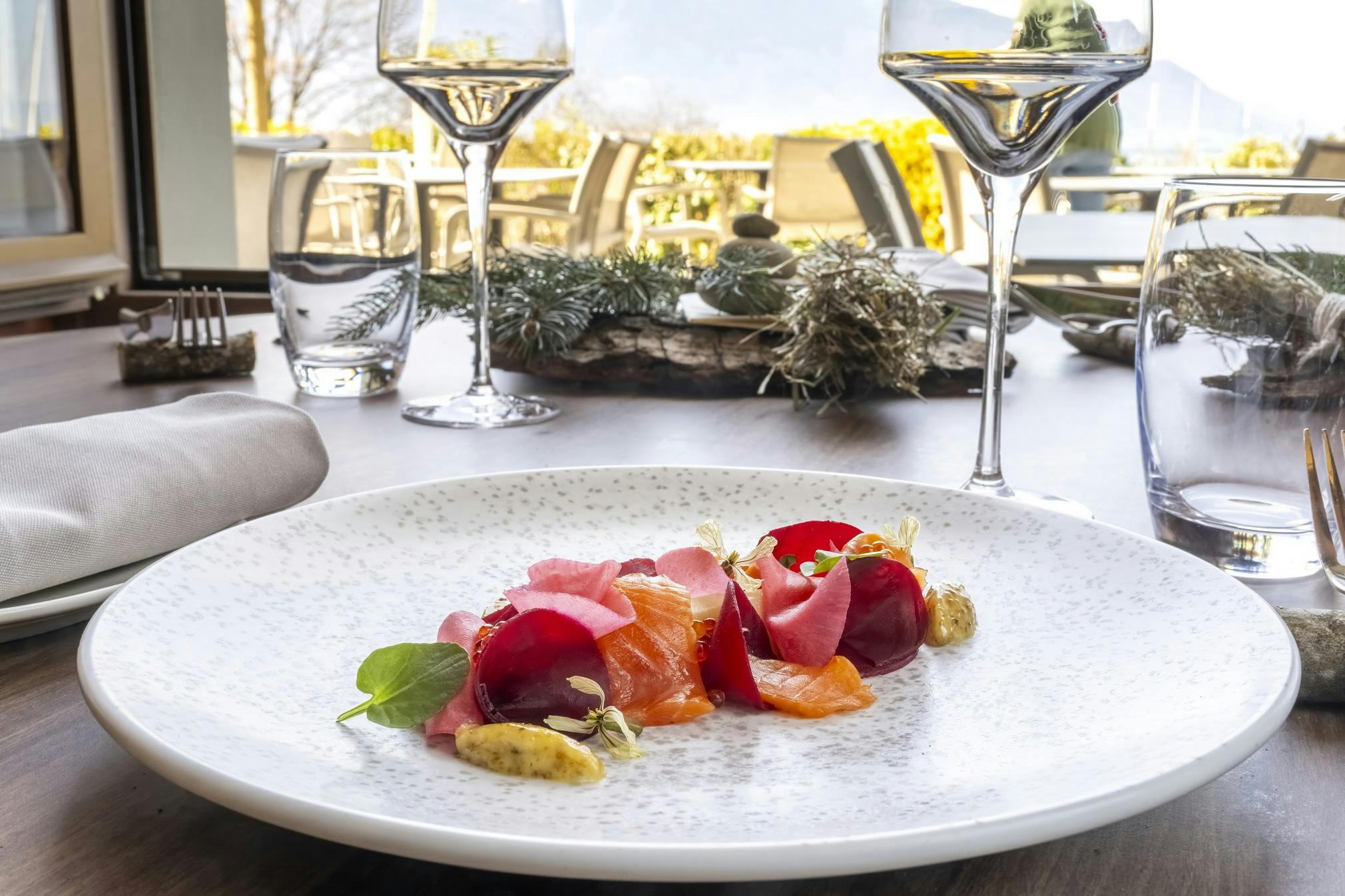 Menu expérience gastronomique au restaurant Racine