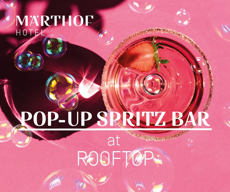 POP UP Bar à Spritz cocktails sur le toit DISPONIBLE