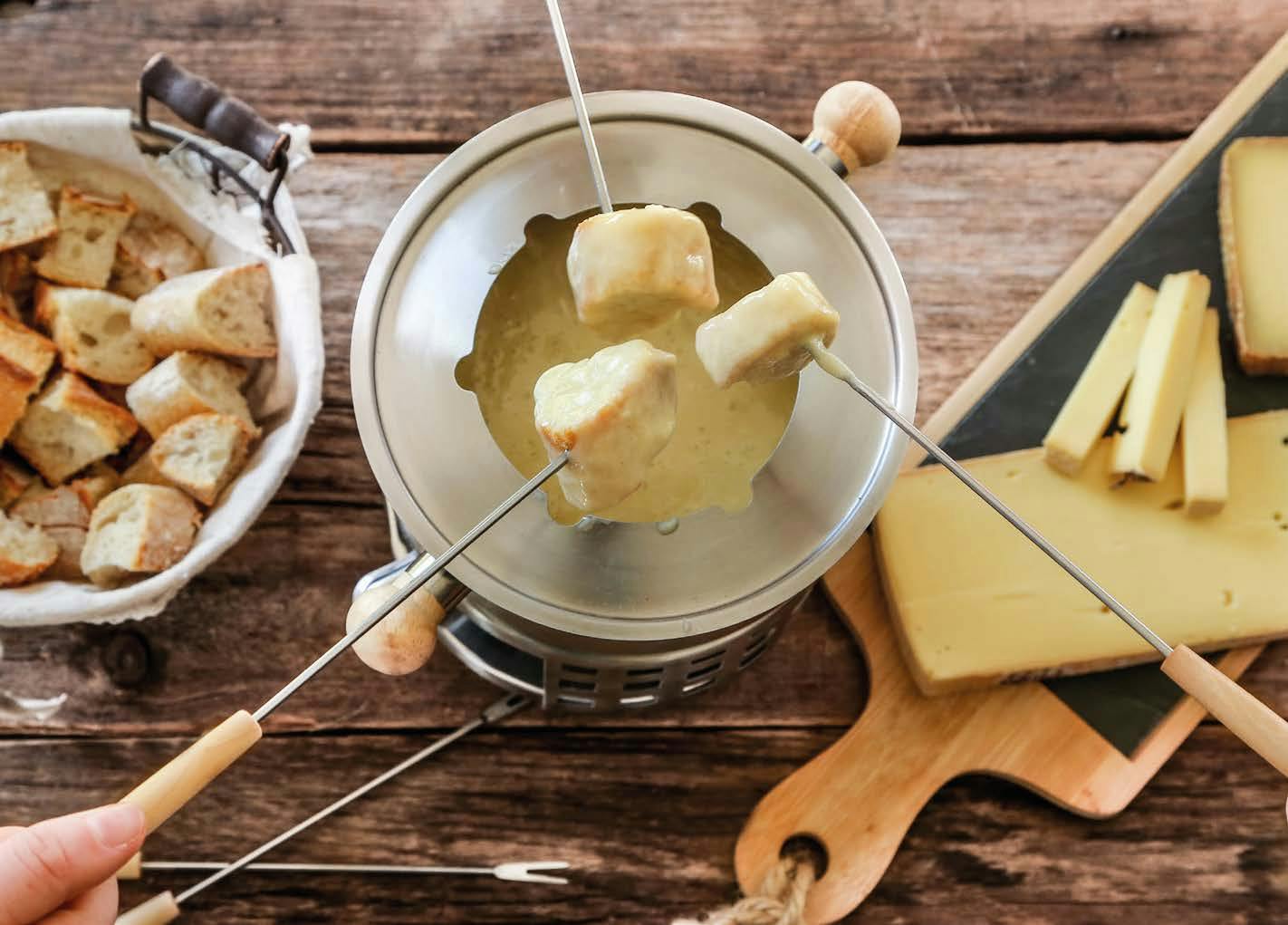 Fondue im "Chalet"