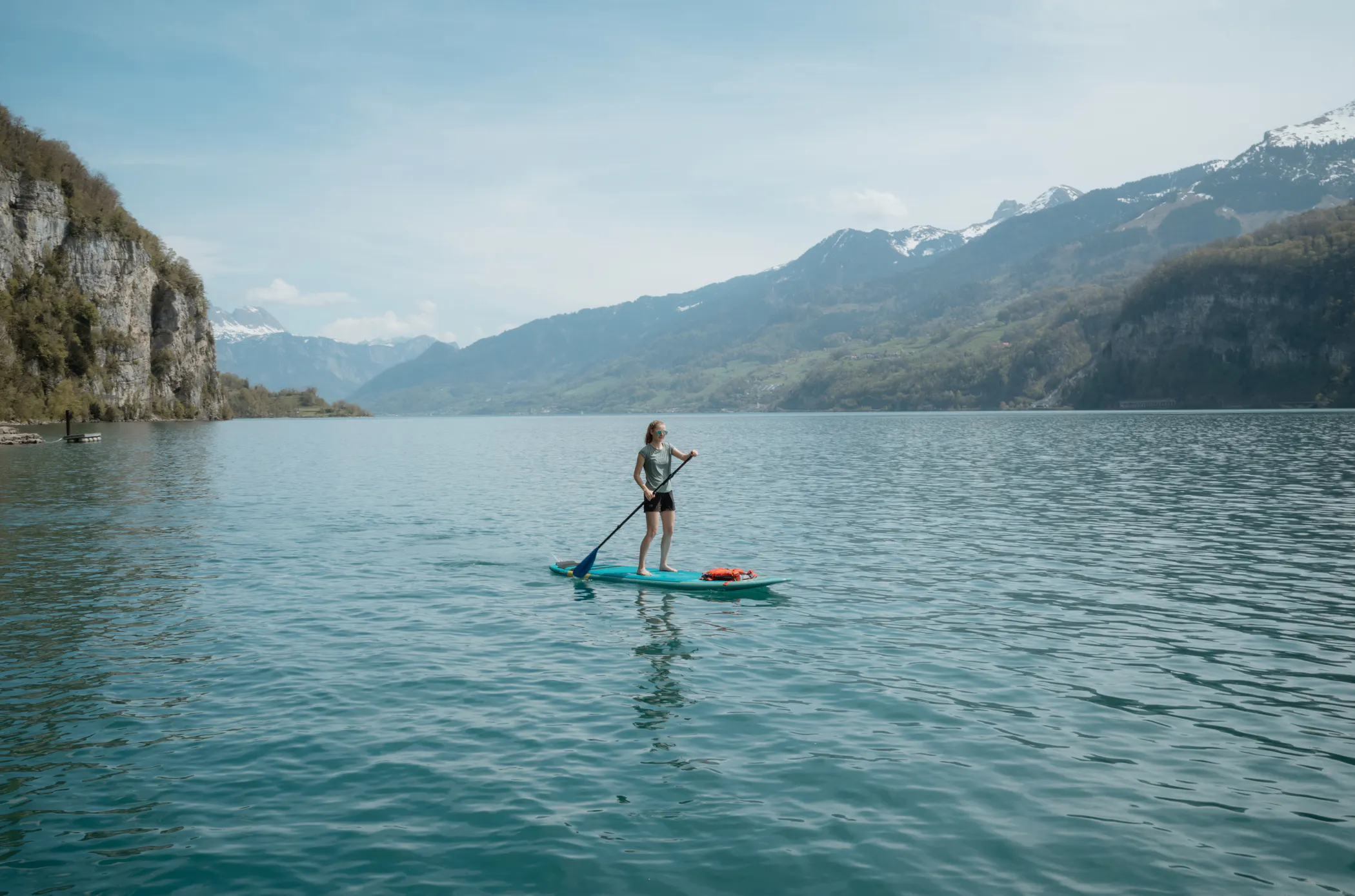 125 Jahre Amden Weesen Tourismus: SUP Yoga auf dem Walensee