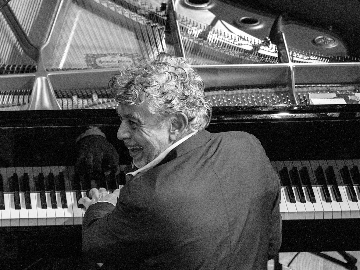 Monty Alexander with Luke Sellick (bass) and Jason Brown (drums)