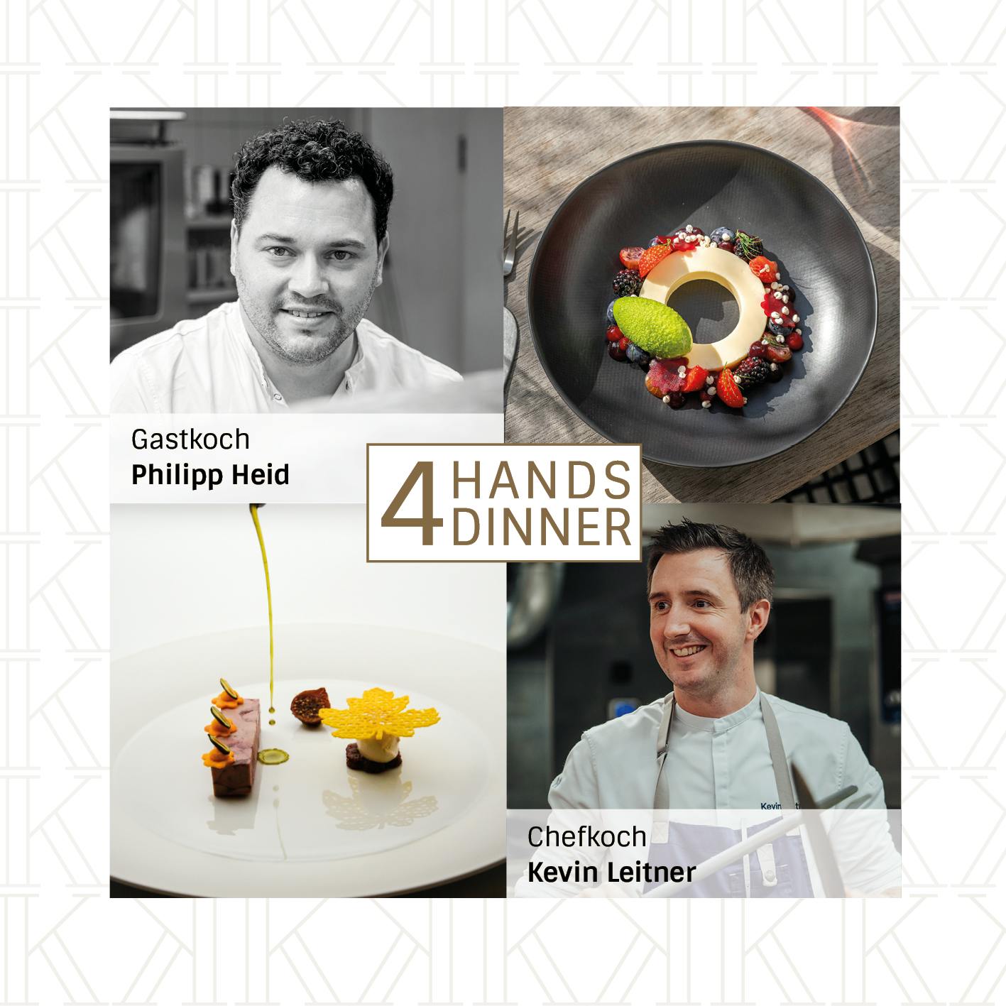 Zwei Meister – ein sensationelles Geschmackserlebnis: Four Hands Dinner mit Philipp Heid