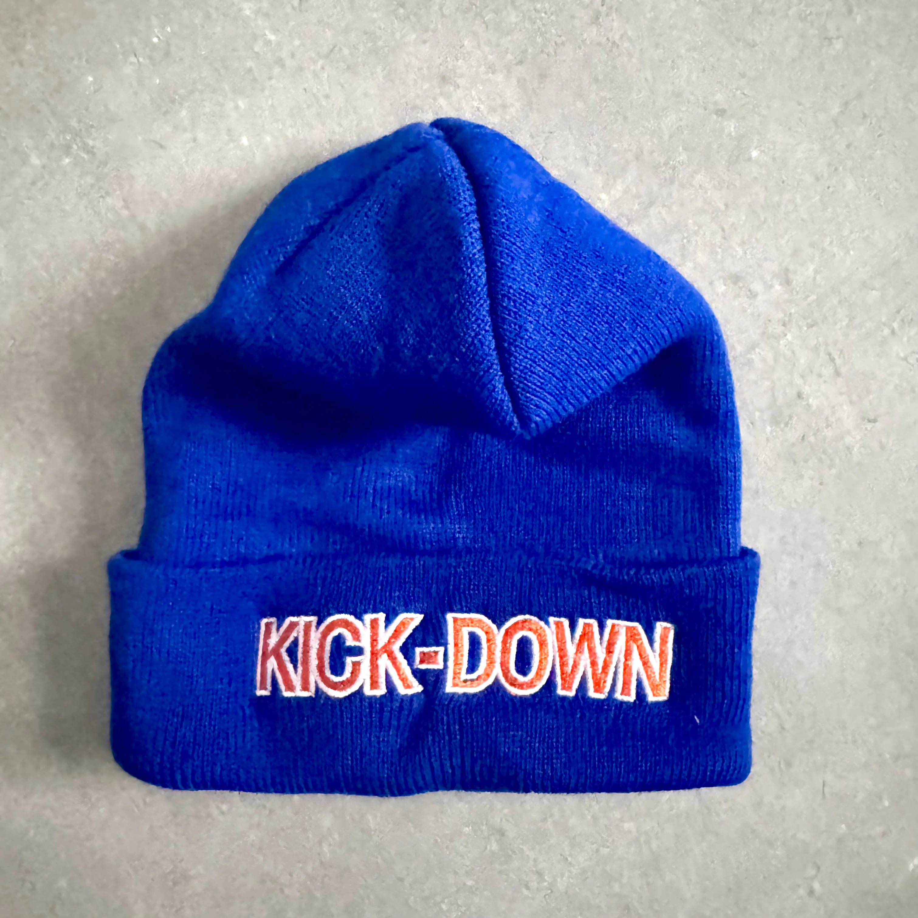Kick-Down Beanie blau