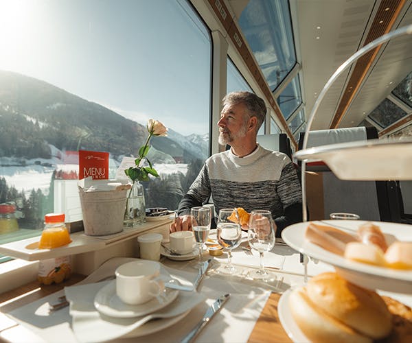 Brunch à bord du train