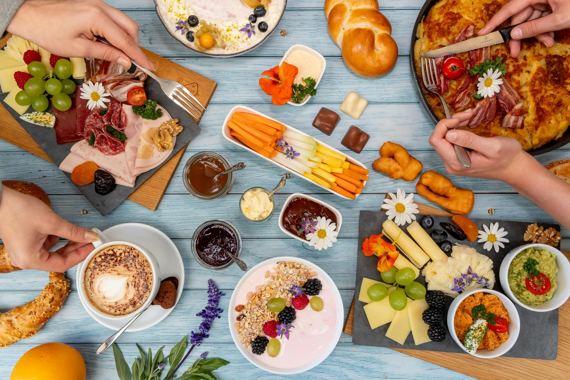 Wiedereröffnungsbrunch
