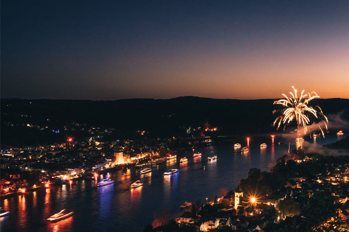 Rhein in Flammen: 4 - oder 3 Gänge - Menü, Restaurant