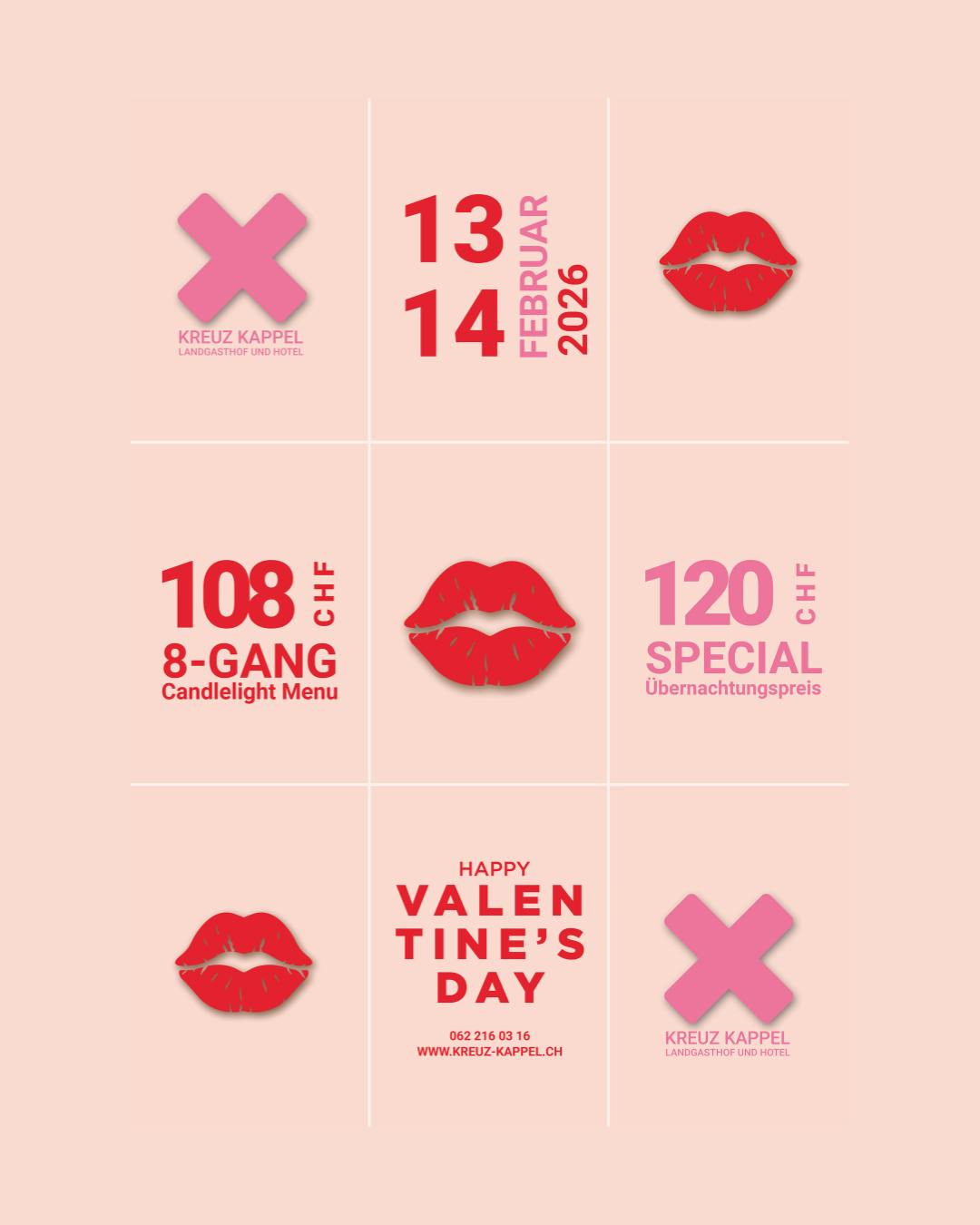 Romantisches Valentinsmenü<br>