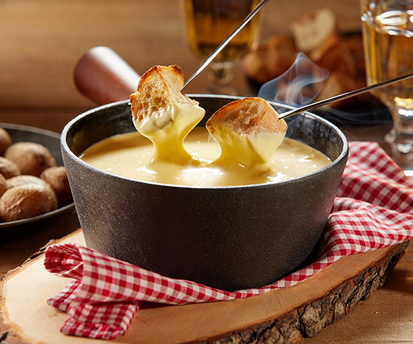 Fondue in the mountains