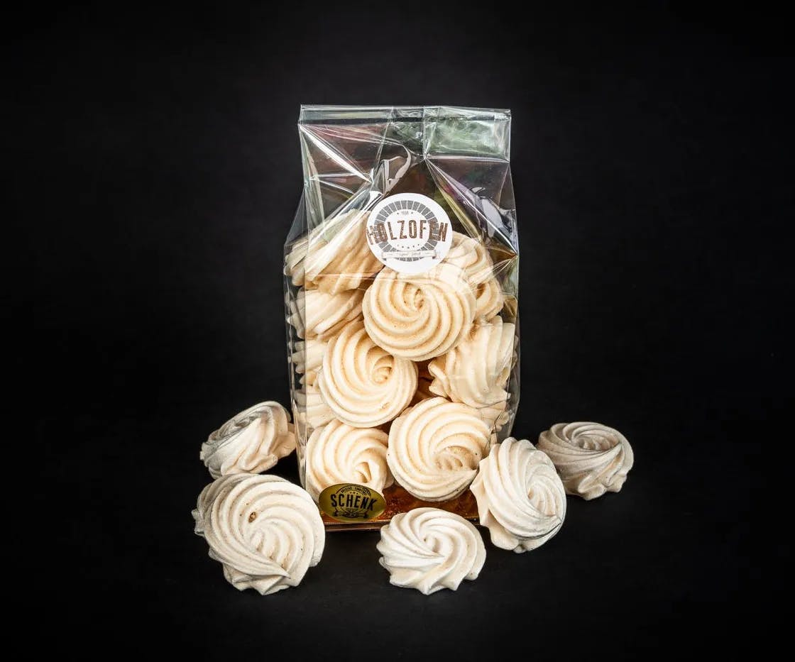 Holzofen-Meringues rund klein