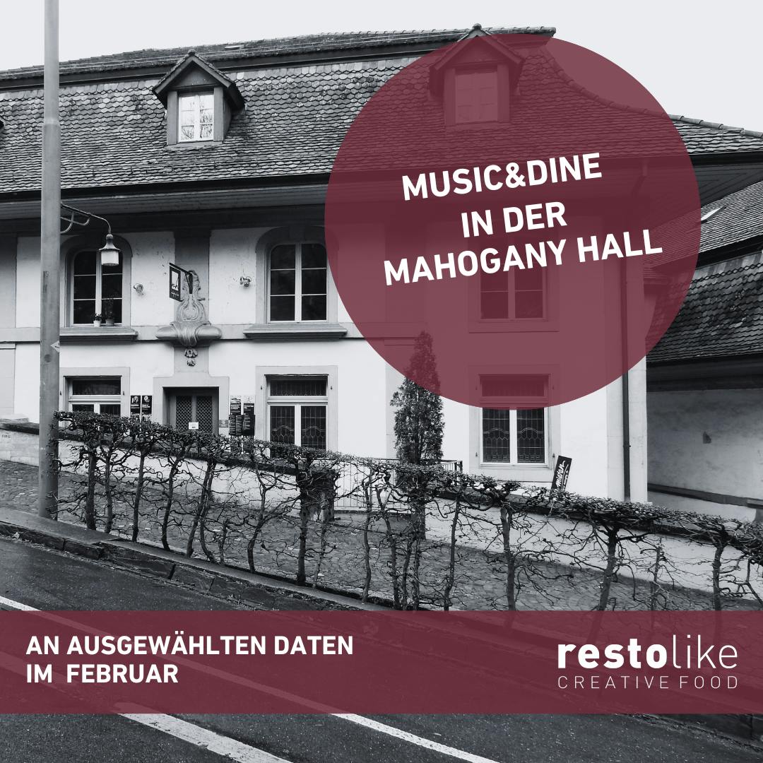 Music&Dine in der Mahogany Hall 