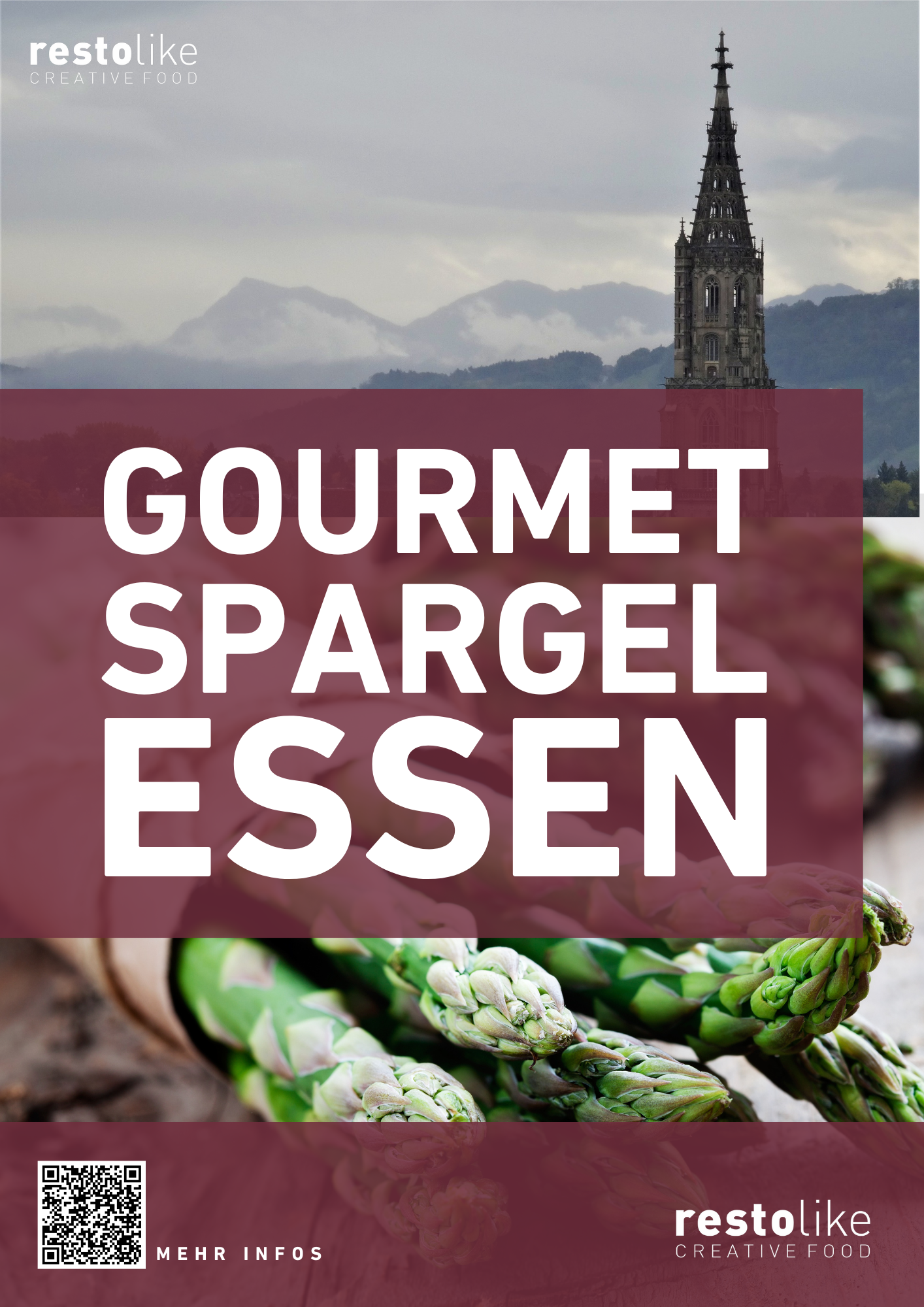 Gourmet Spargelessen auf dem Berner Münster
