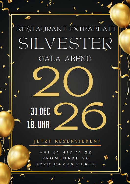 Silvestermenü im Extrablatt