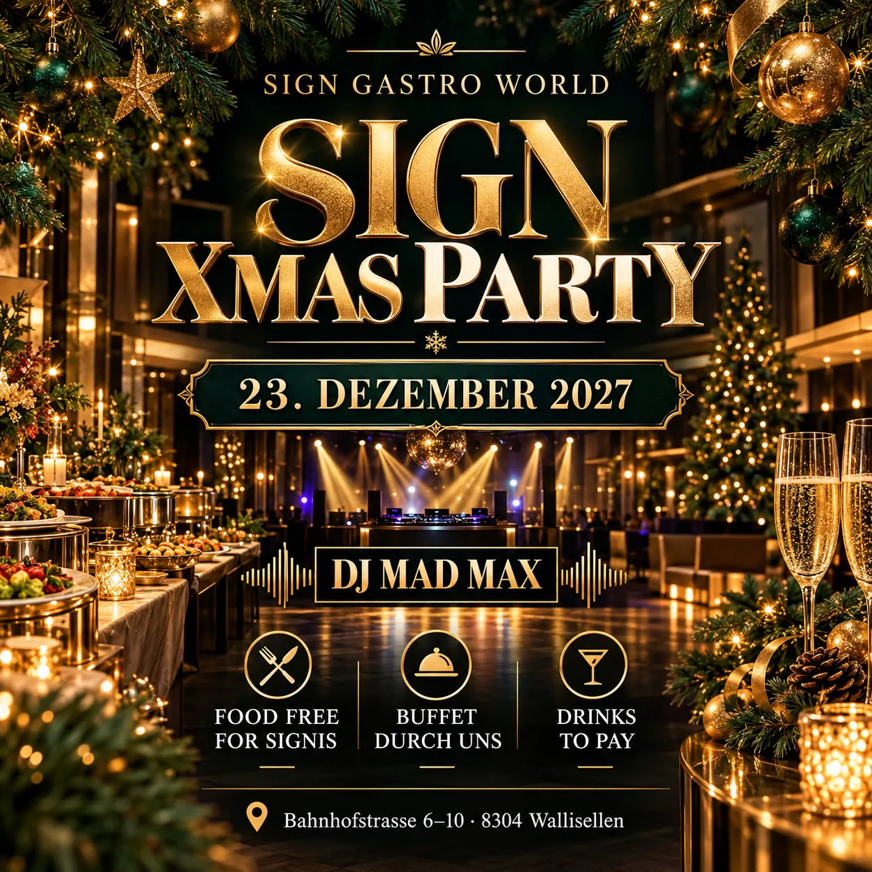 SIGN XMAS PARTY 