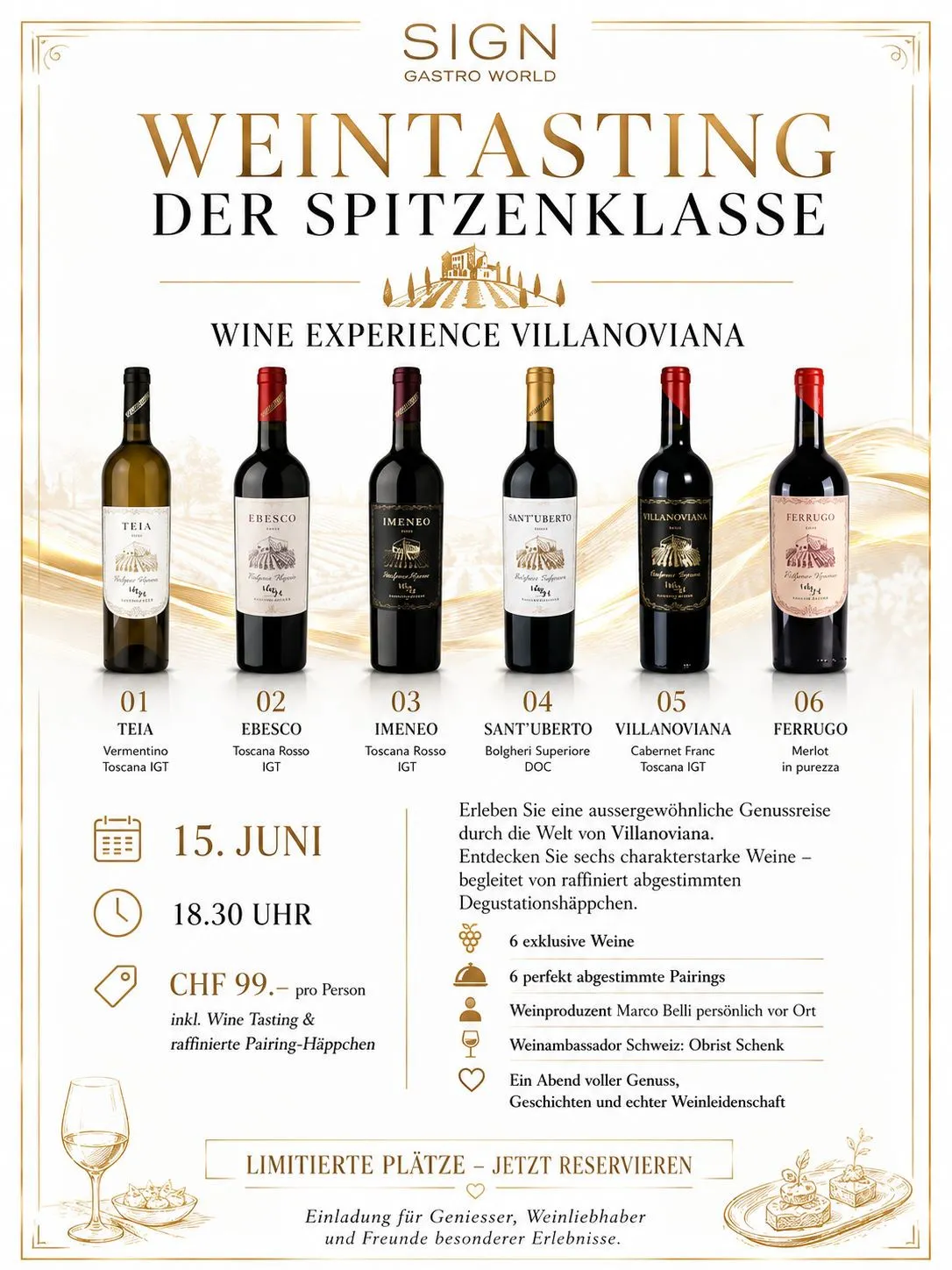 Winetasting von Villanoviana